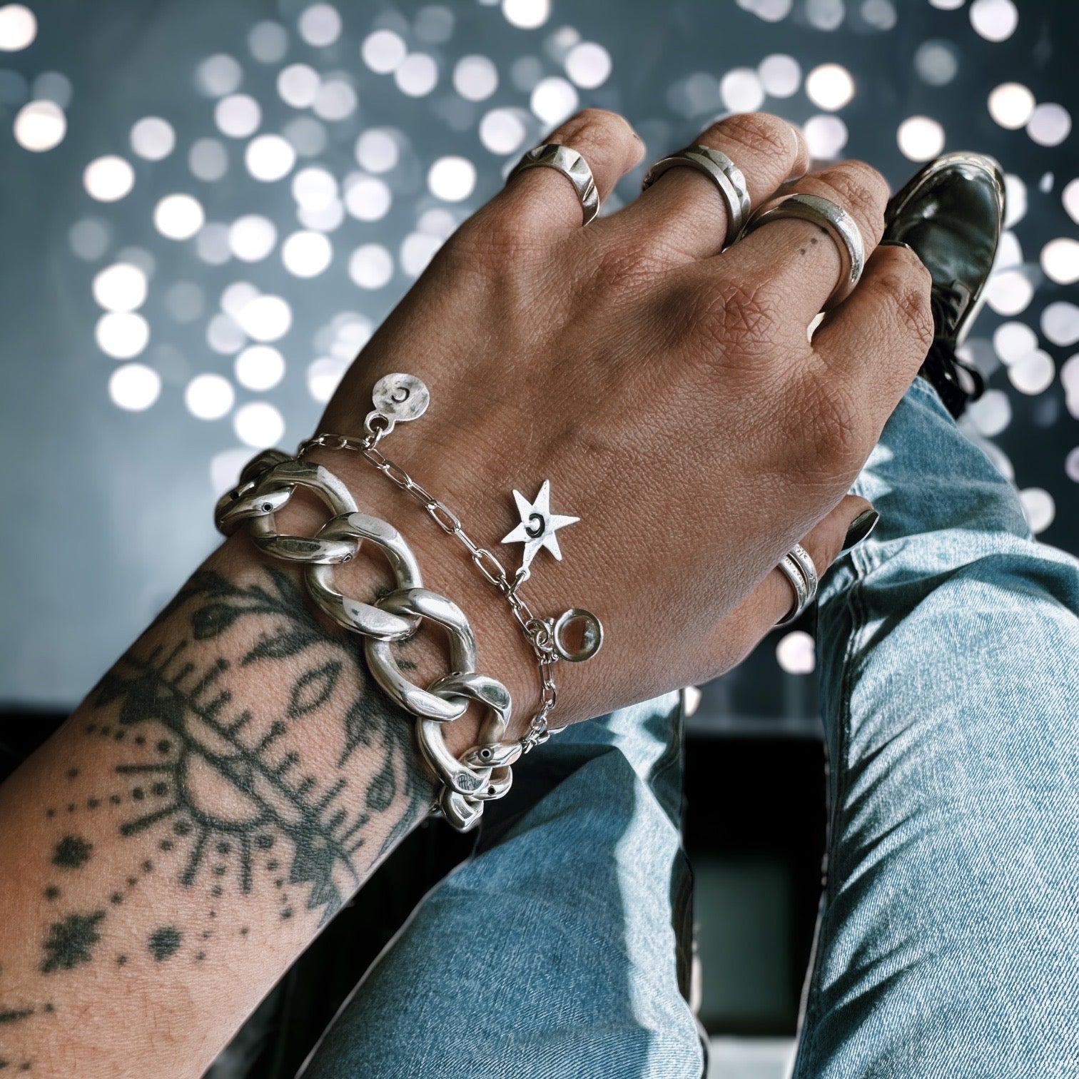 Pulsera Halada + Mini Halo + Estrella Inicial