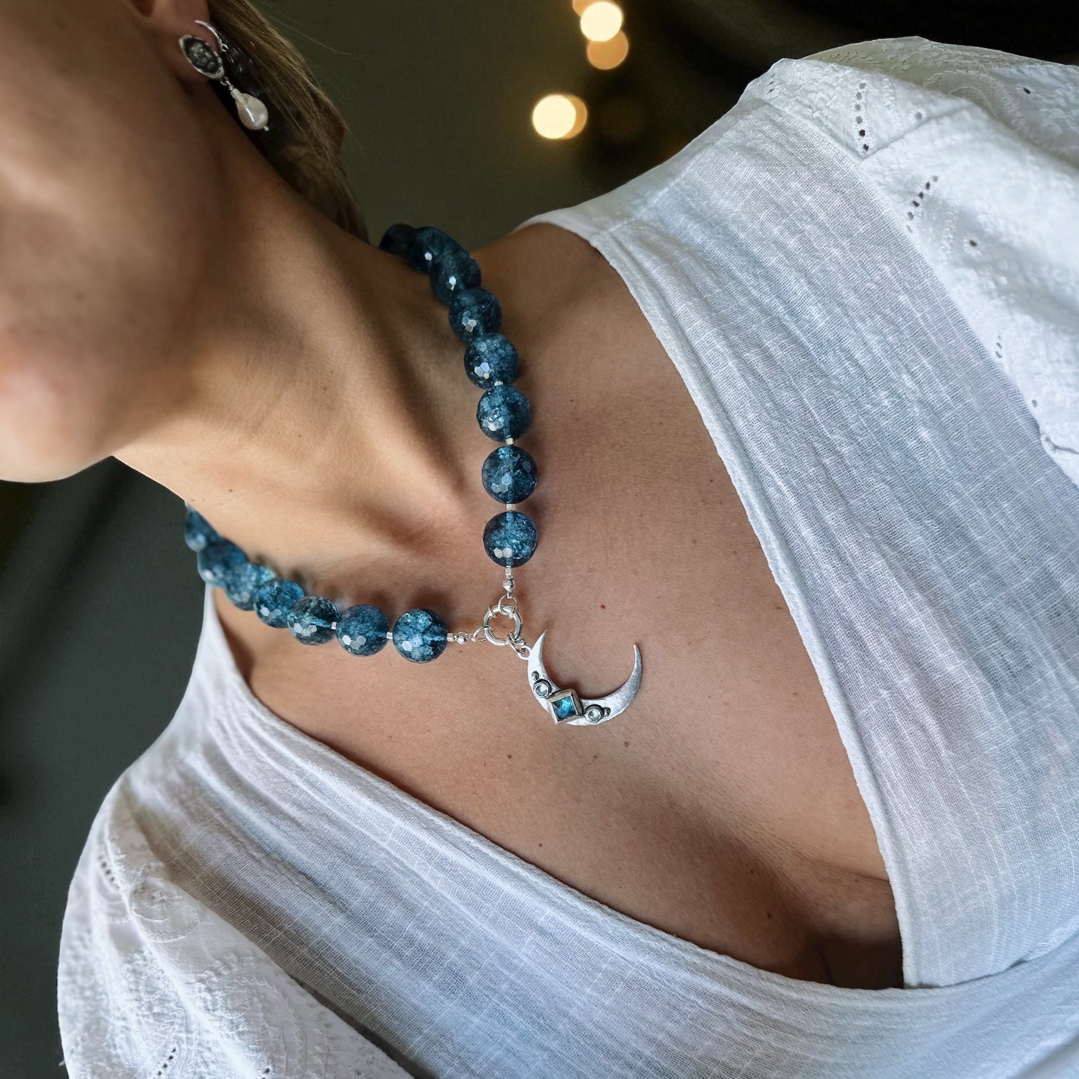 Collar Vilma - Blue Sky - Cianita