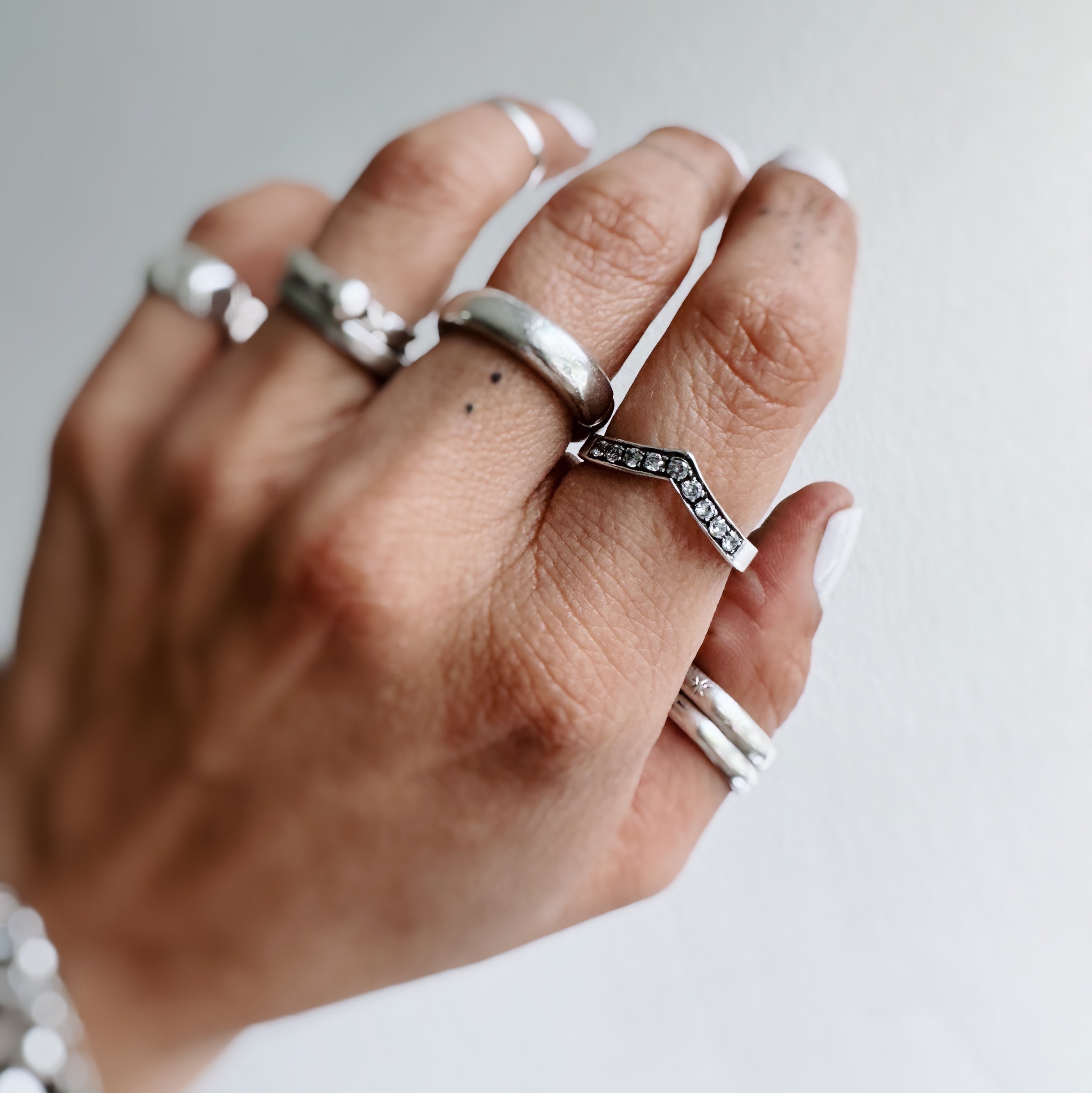 Anillo Shiny Chevron - PREVENTA