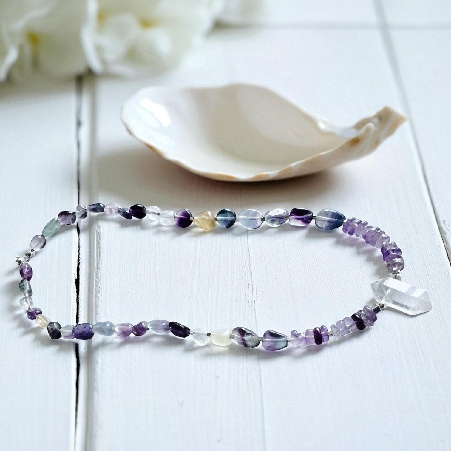 Collar Mini Tibetano - Aurora de Cristal