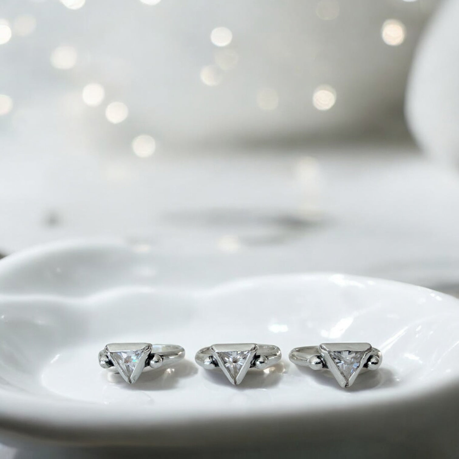 Anillo Trini - White Shine