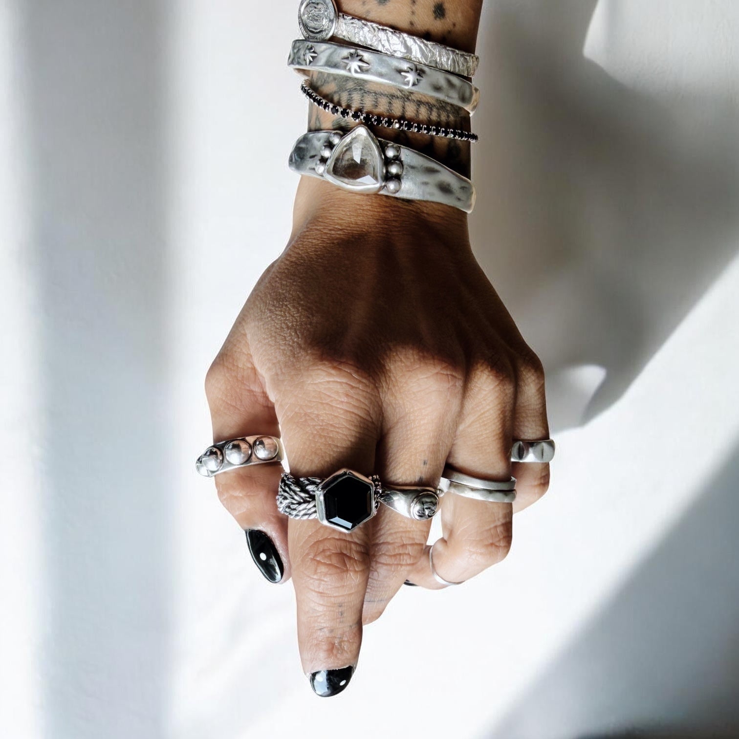 Anillo Tejido Onix