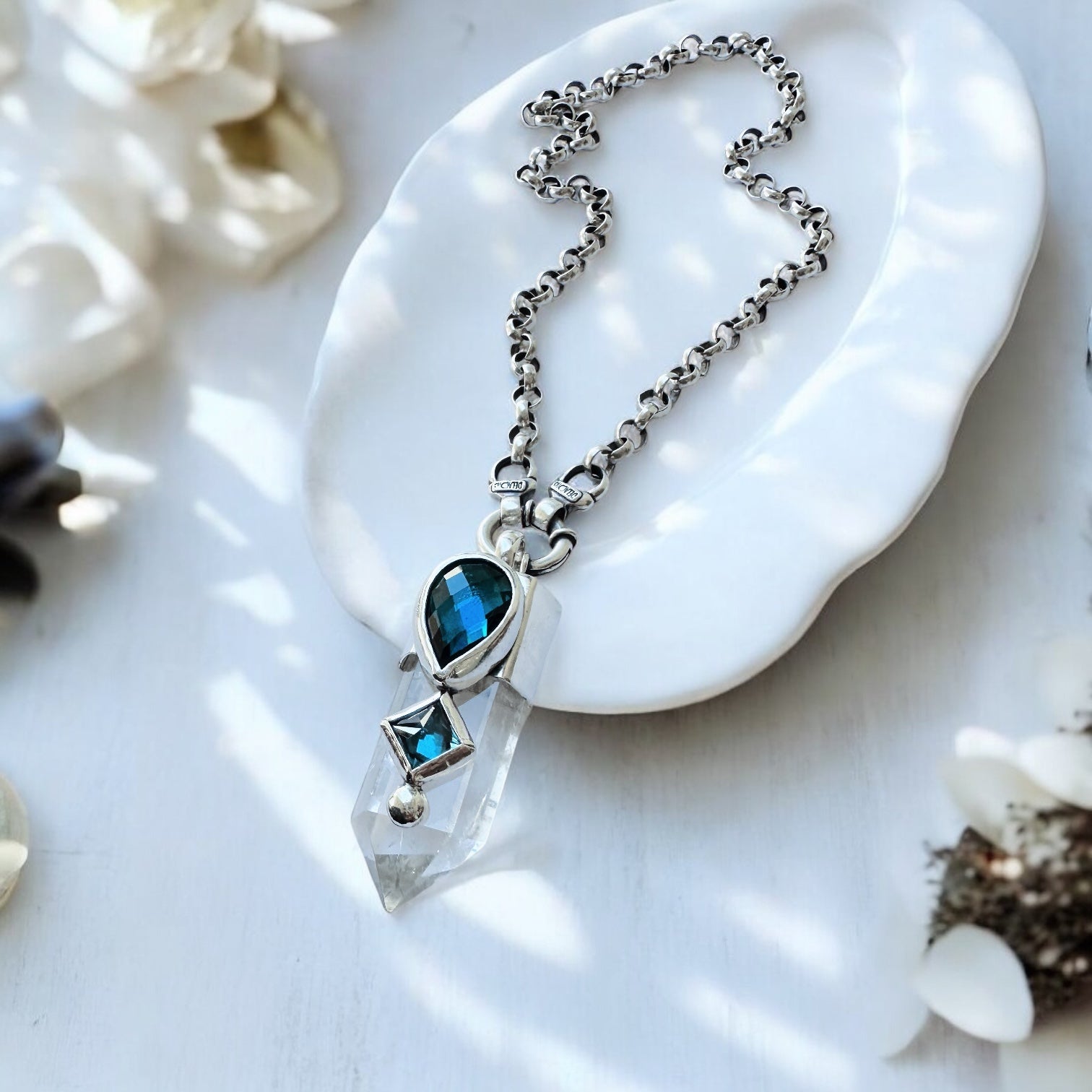 Colgante Punta Cuarzo Paraíso III