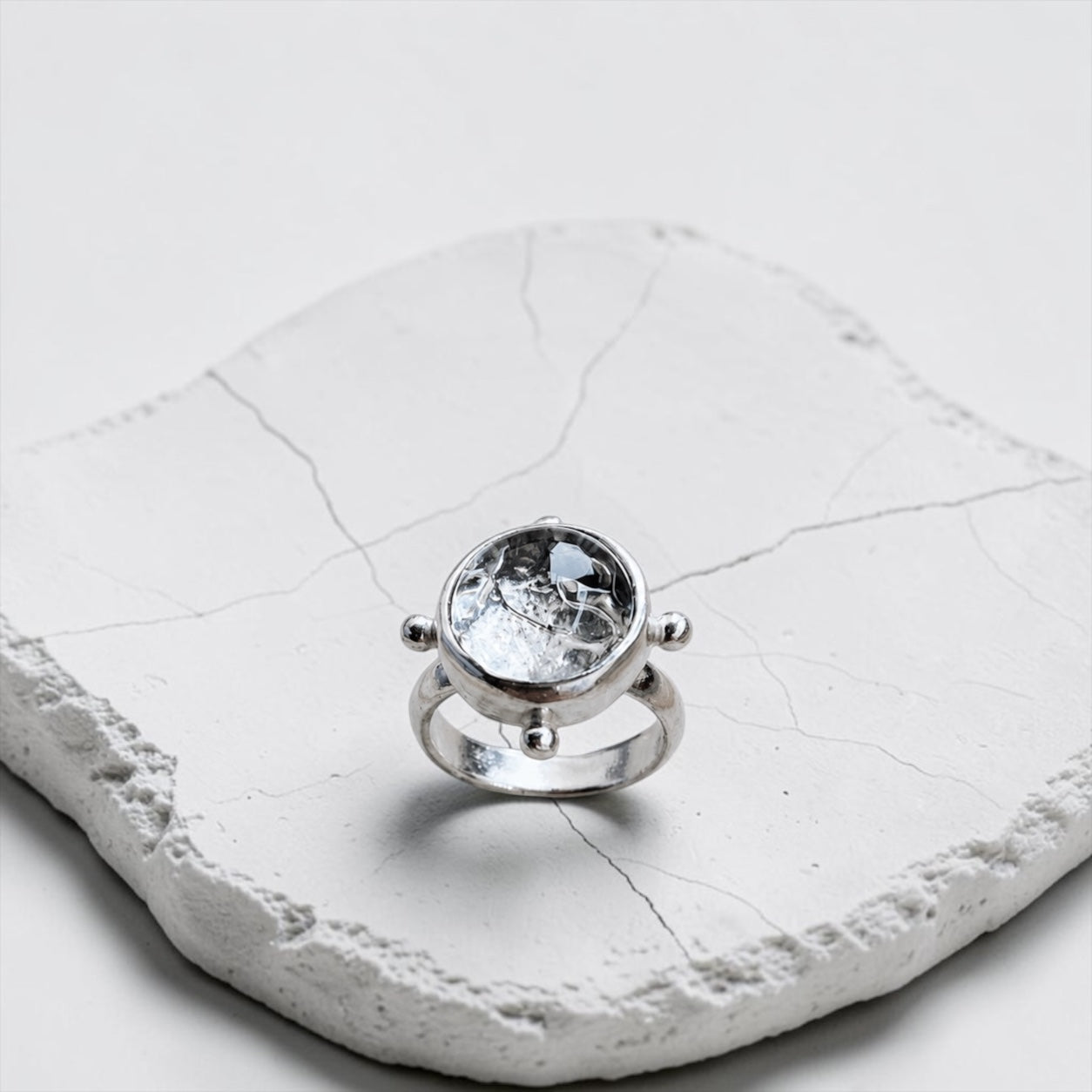 Anillo Lunita Caleidoscopio Cráter