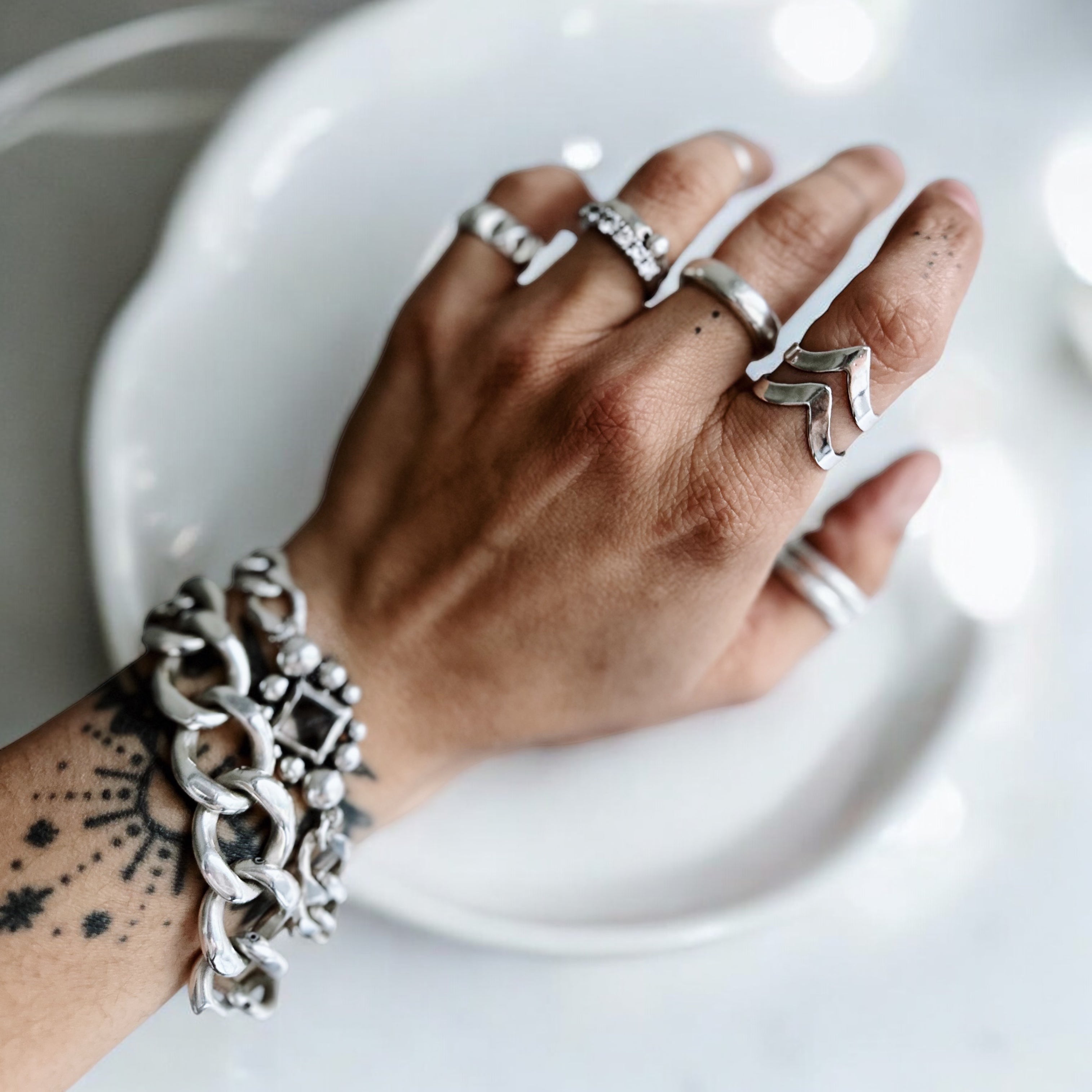 Anillo Doble Chevron