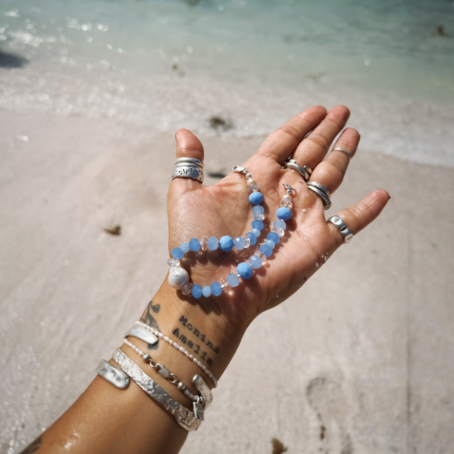 Tobillera Jacinta & Perla