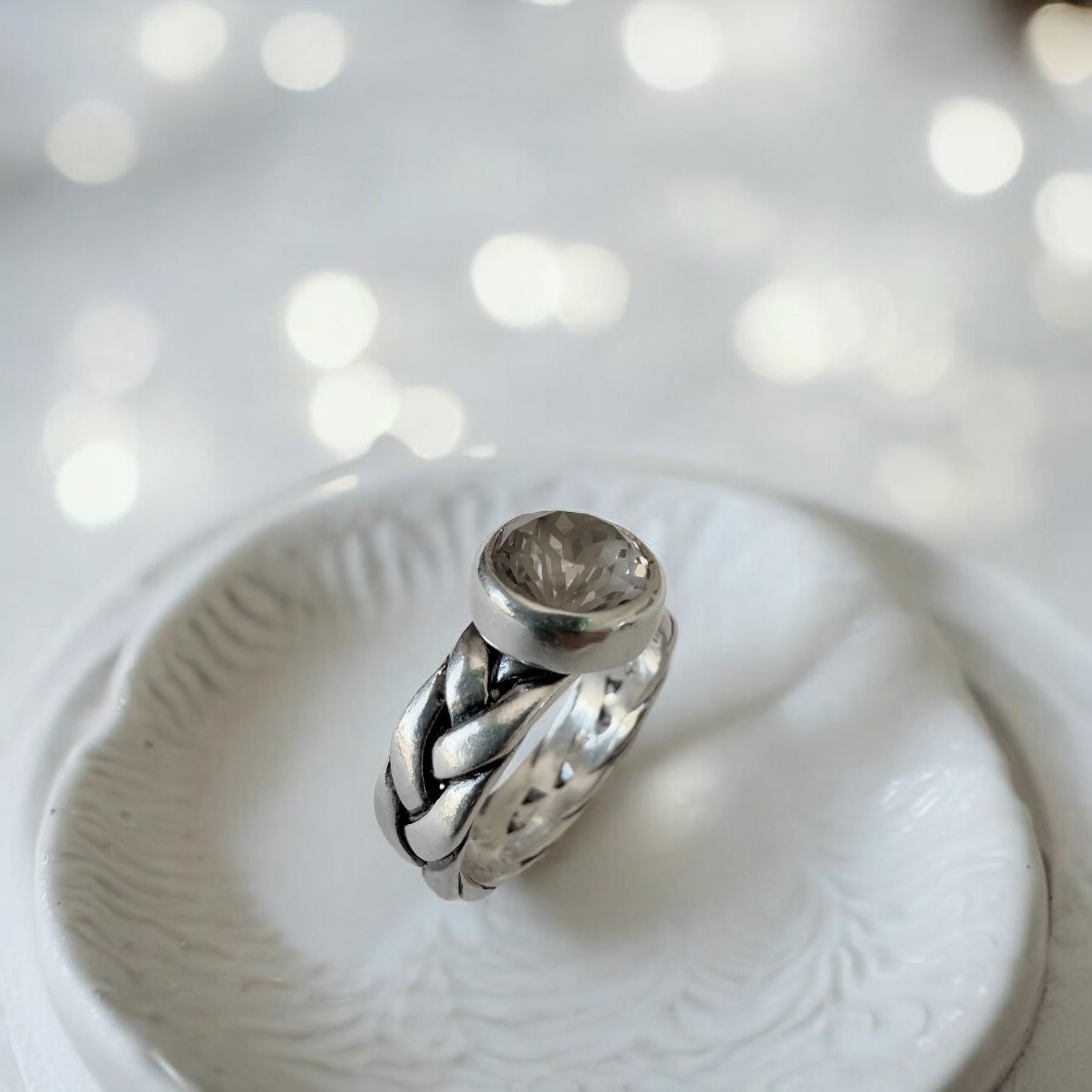 Anillo Trenzas Flor