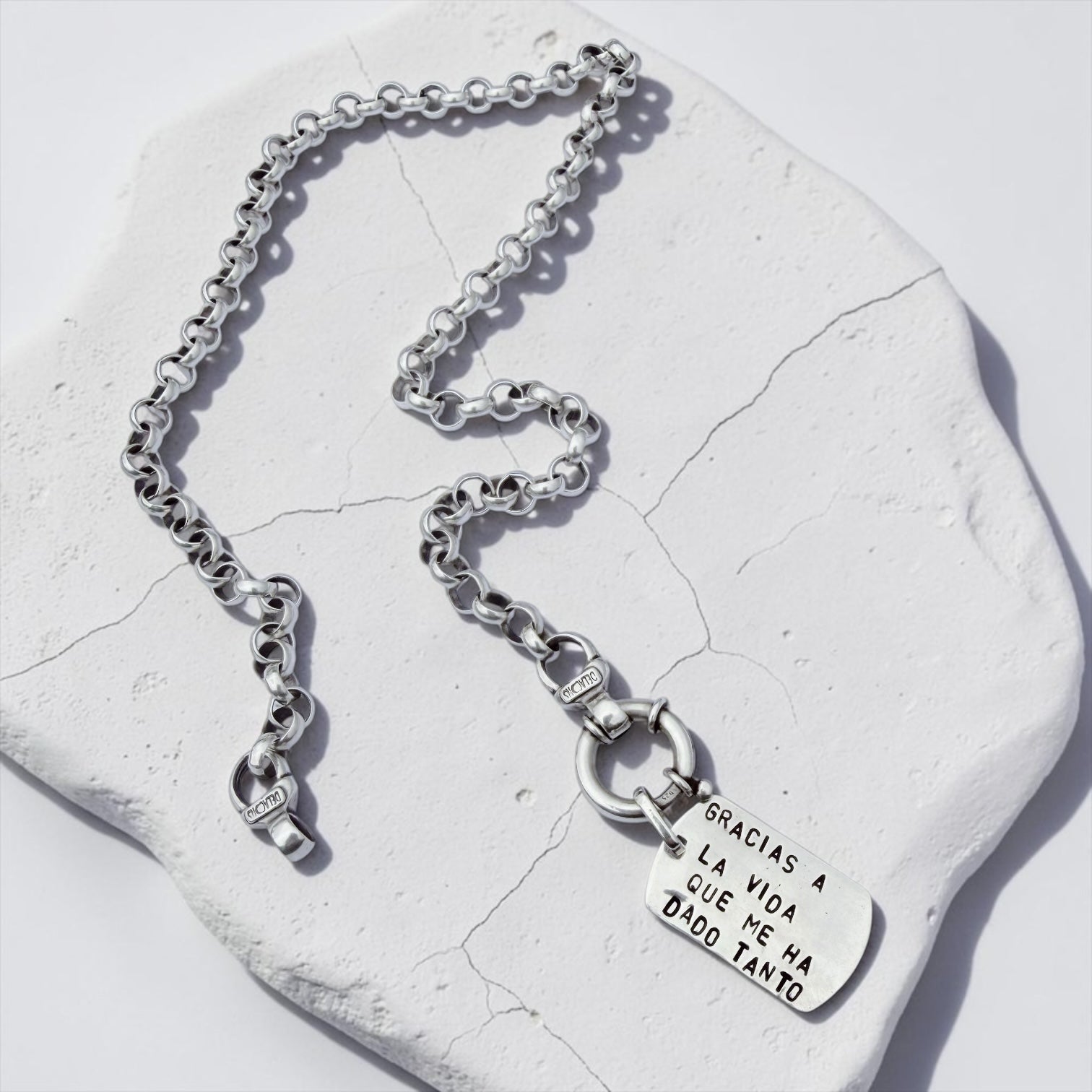 Colgante Placa “s” Personalizada