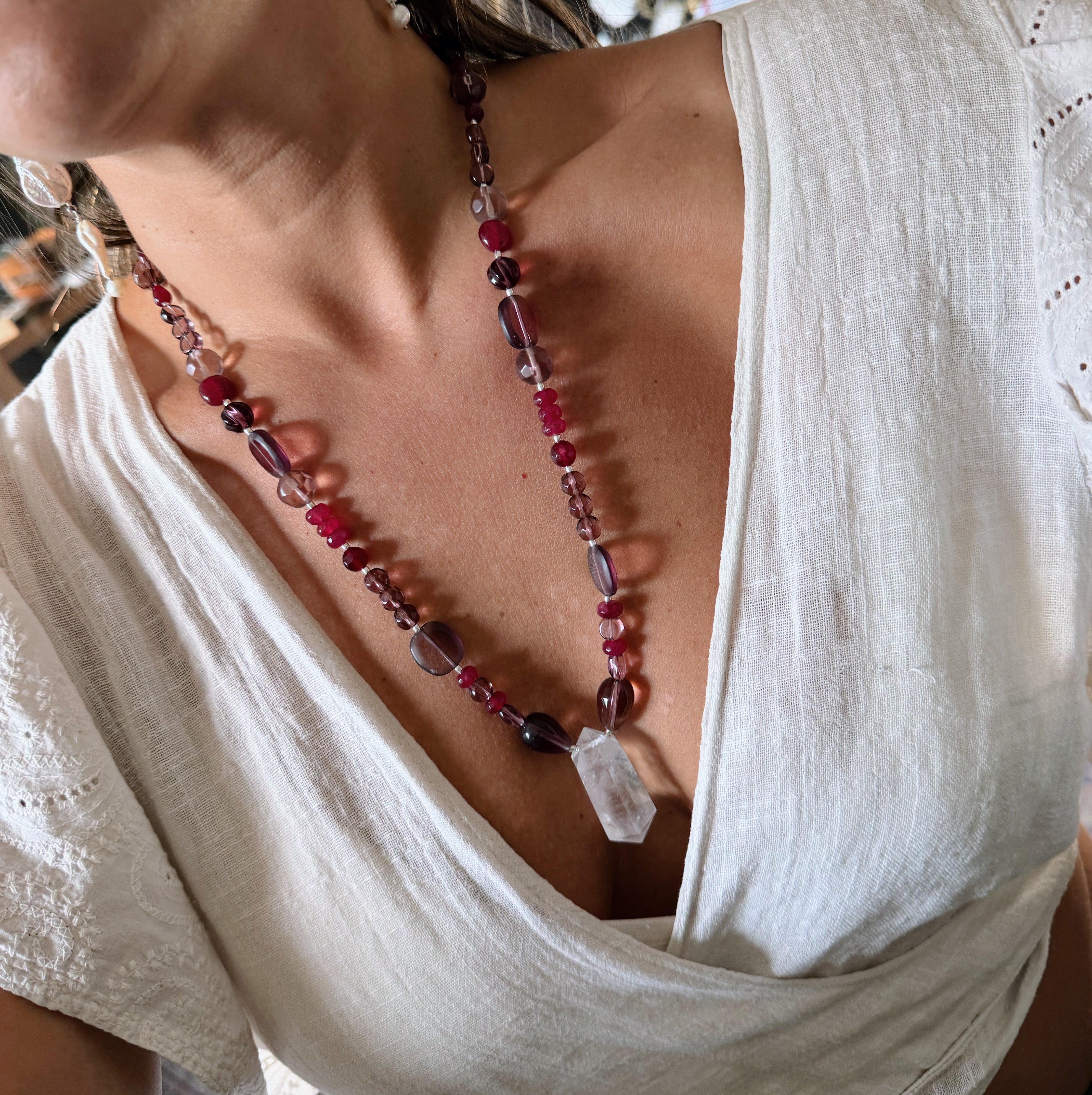 Collar Tibetano - Blush