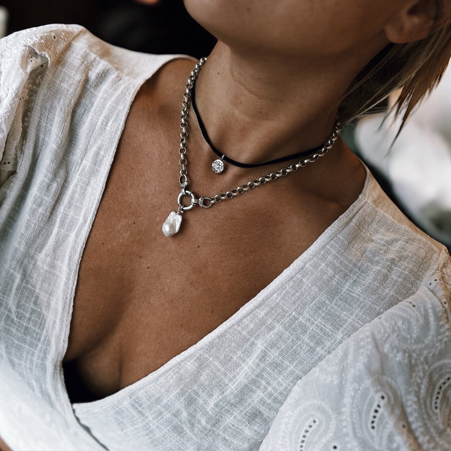 Colgante Perla Barroca