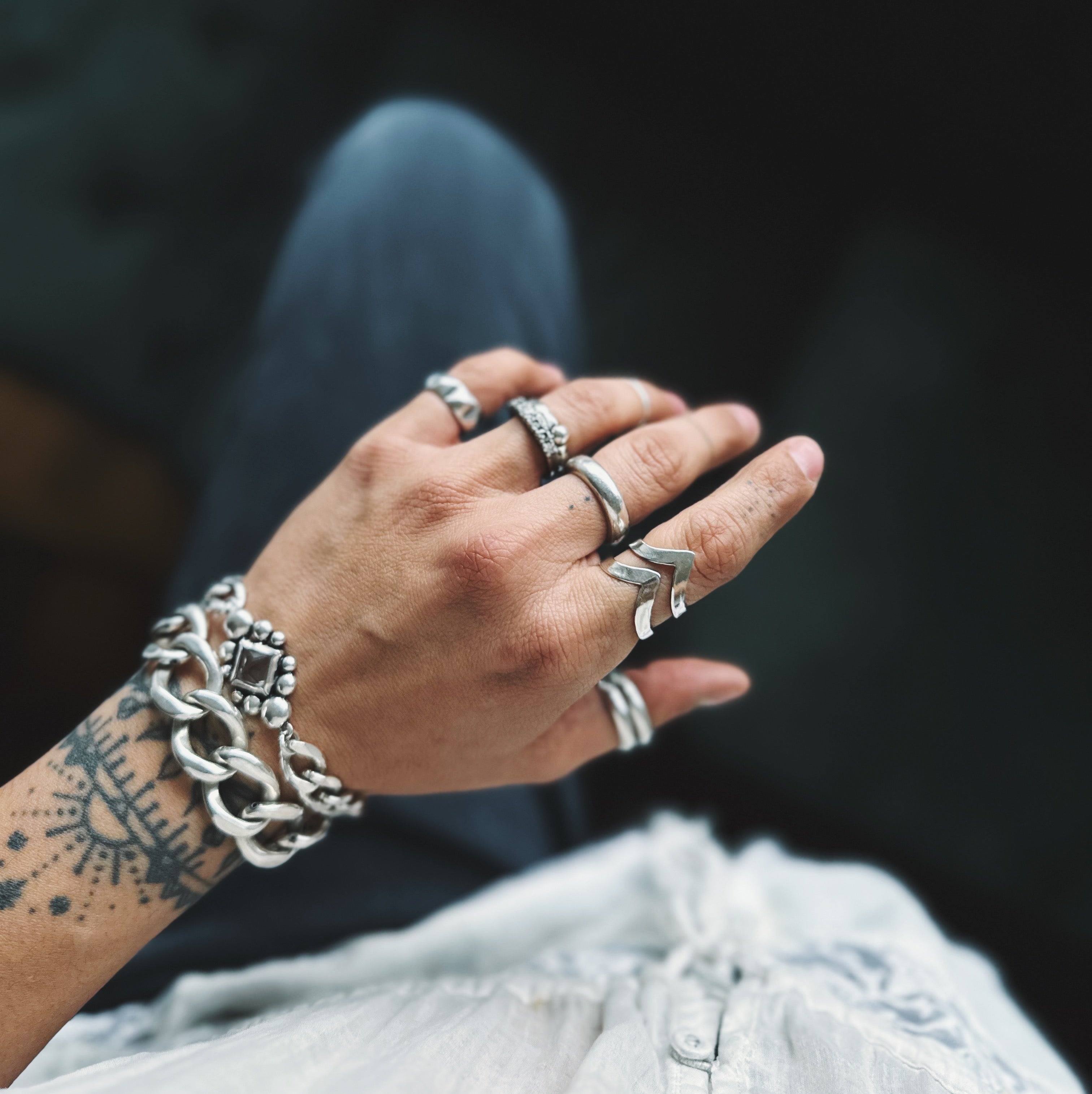 Anillo Doble Chevron