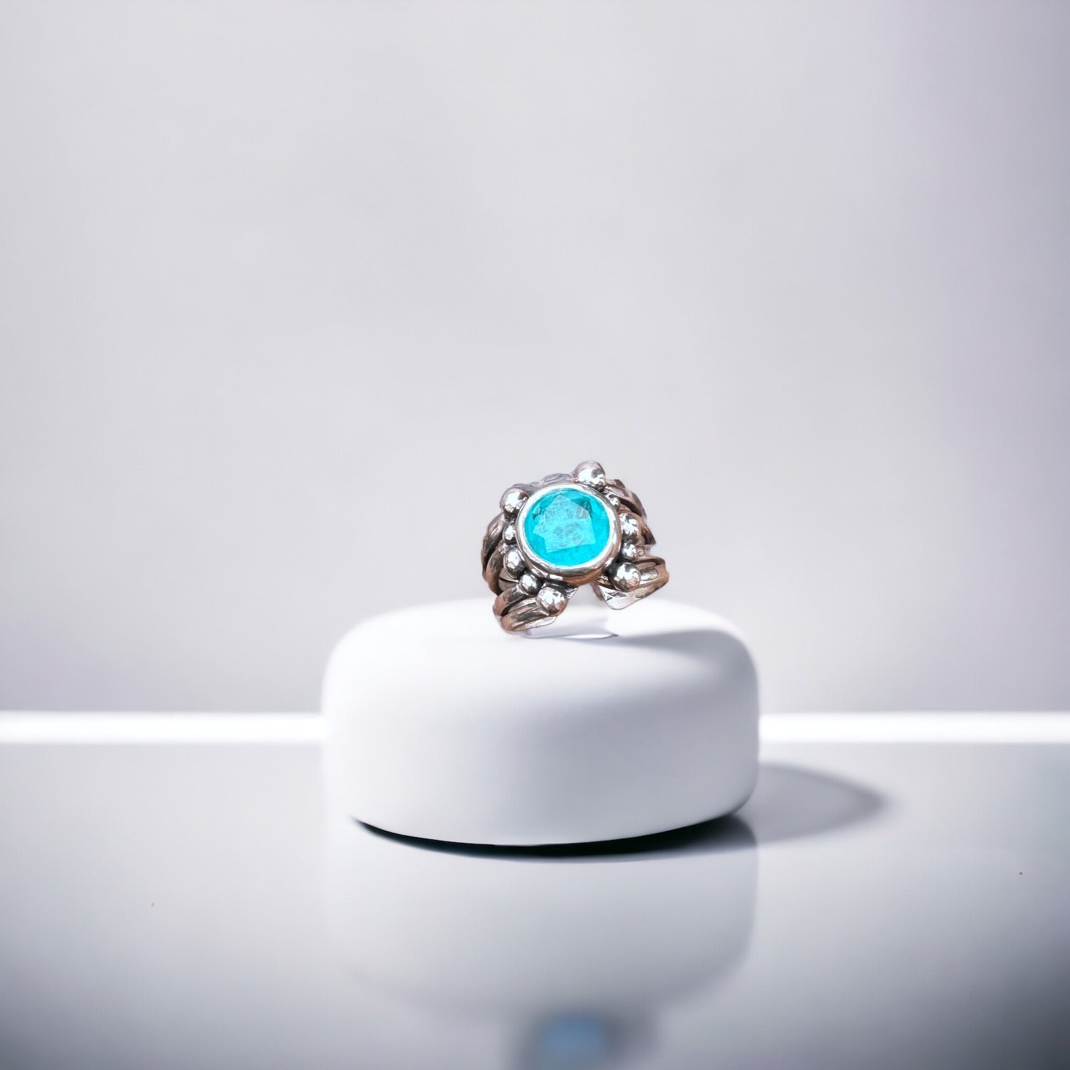 Anillo Red Turmalina Paraiba