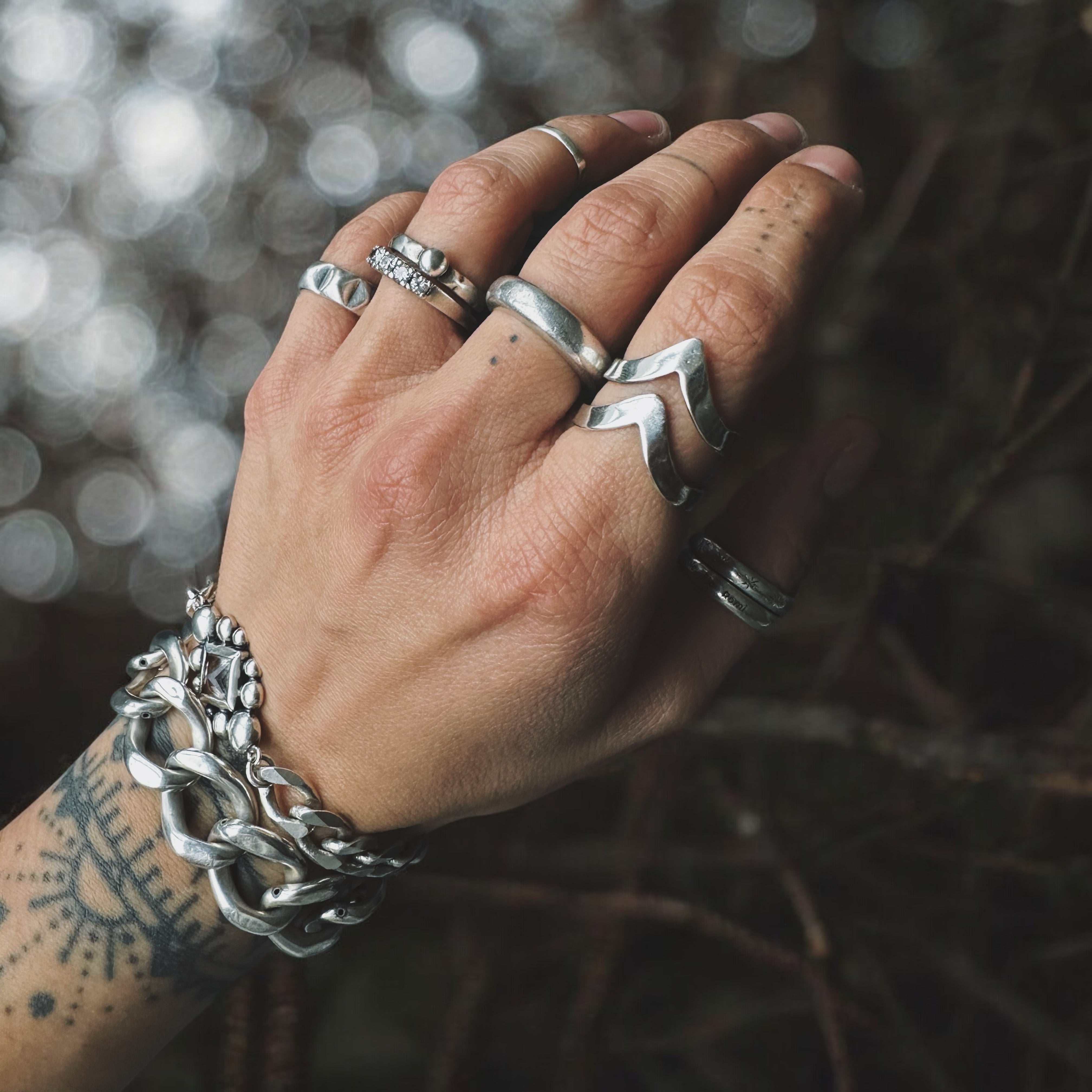 Anillo Doble Chevron