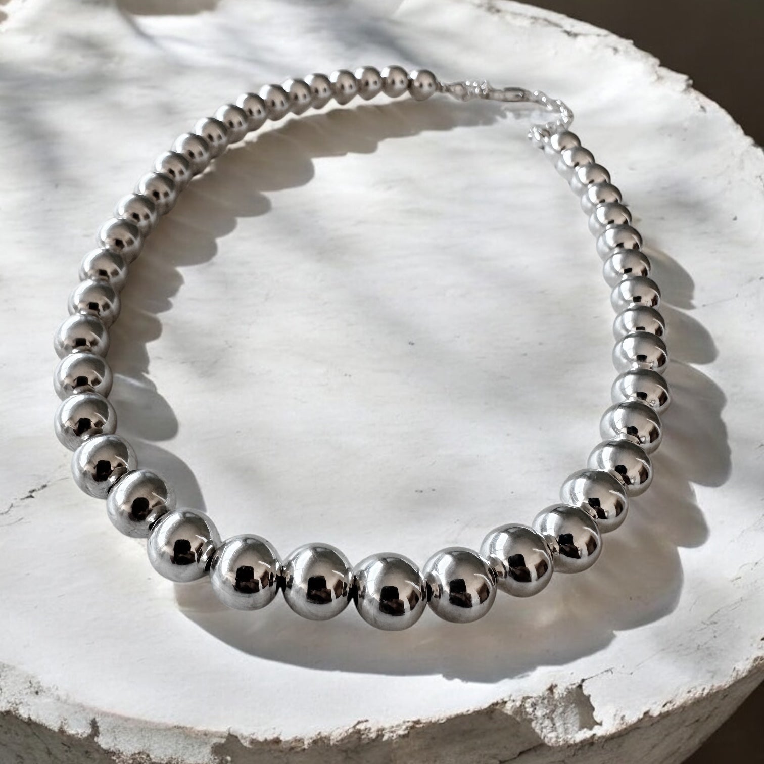 Collar Rocking Bolera Total Silver - Talla M y S