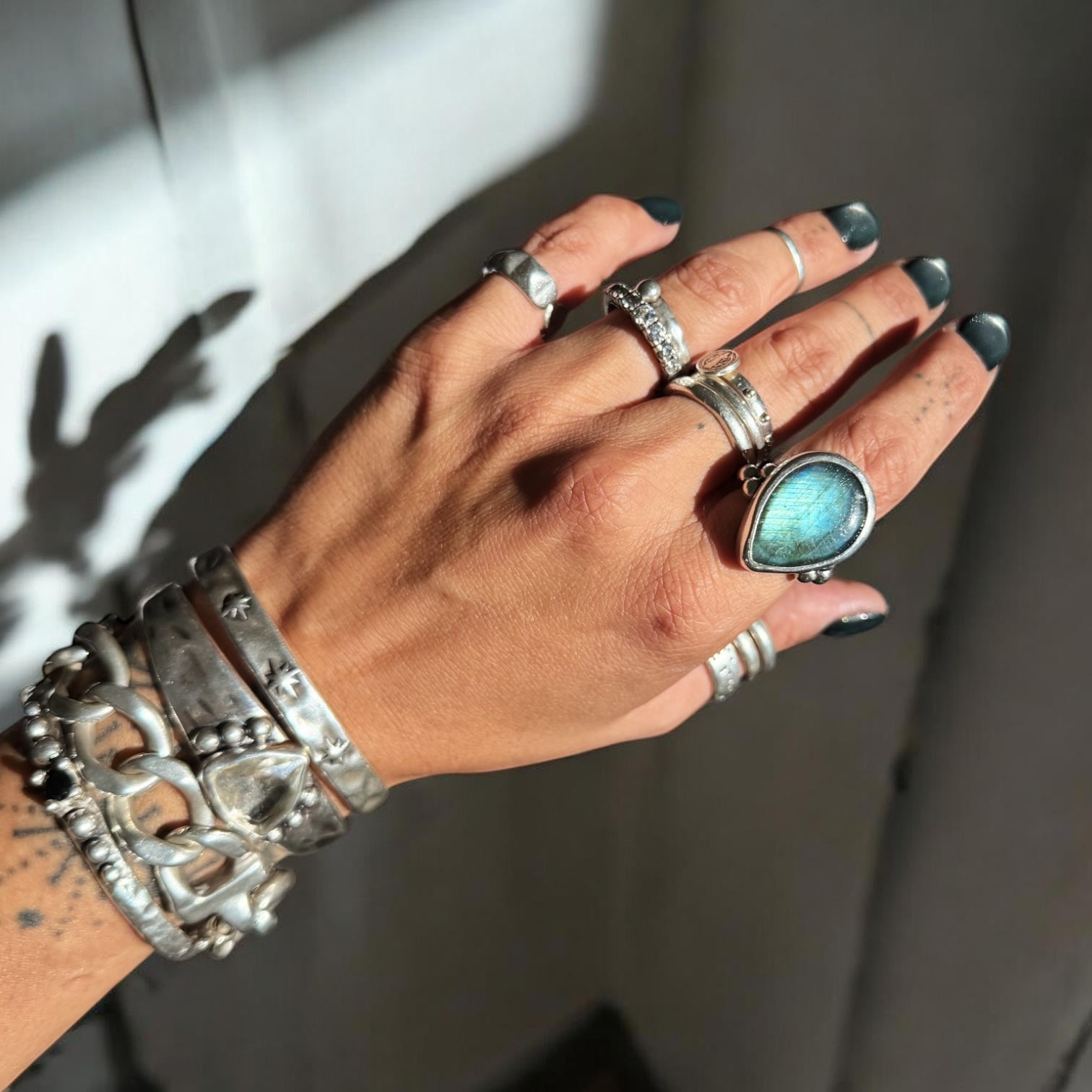 Anillo Lauri Labradorita