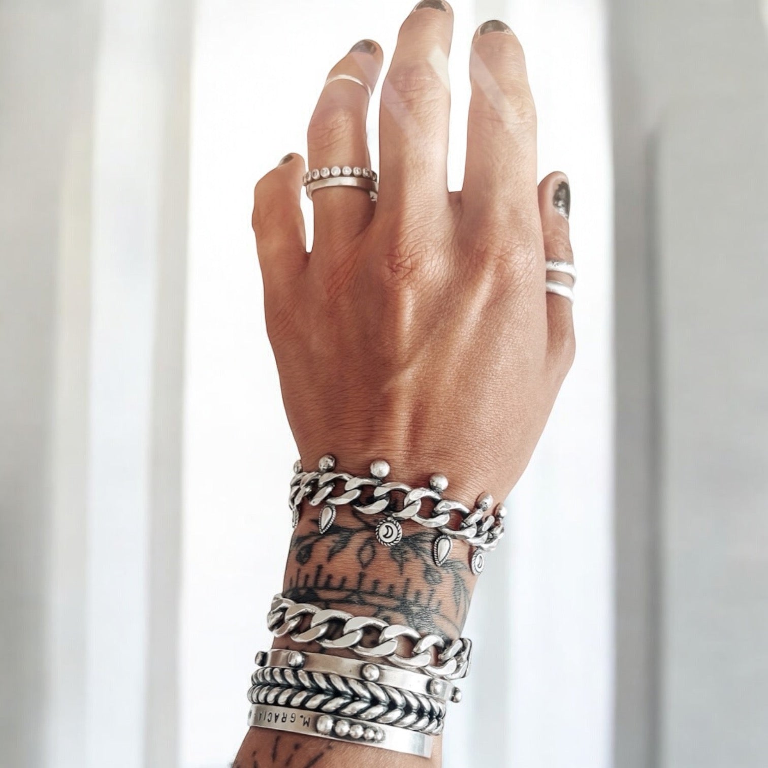 Pulsera Grumet Glam + Mini Halo de regalo - PREVENTA