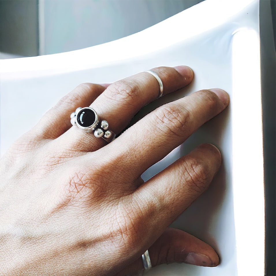 Anillo Elisa Simple - Onix