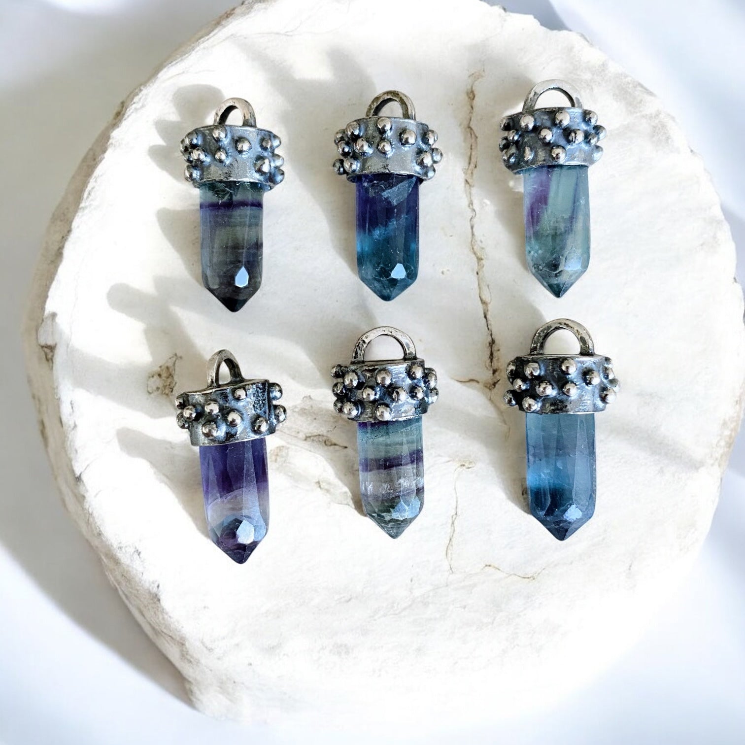 Colgante Punta Ricky Fluorita