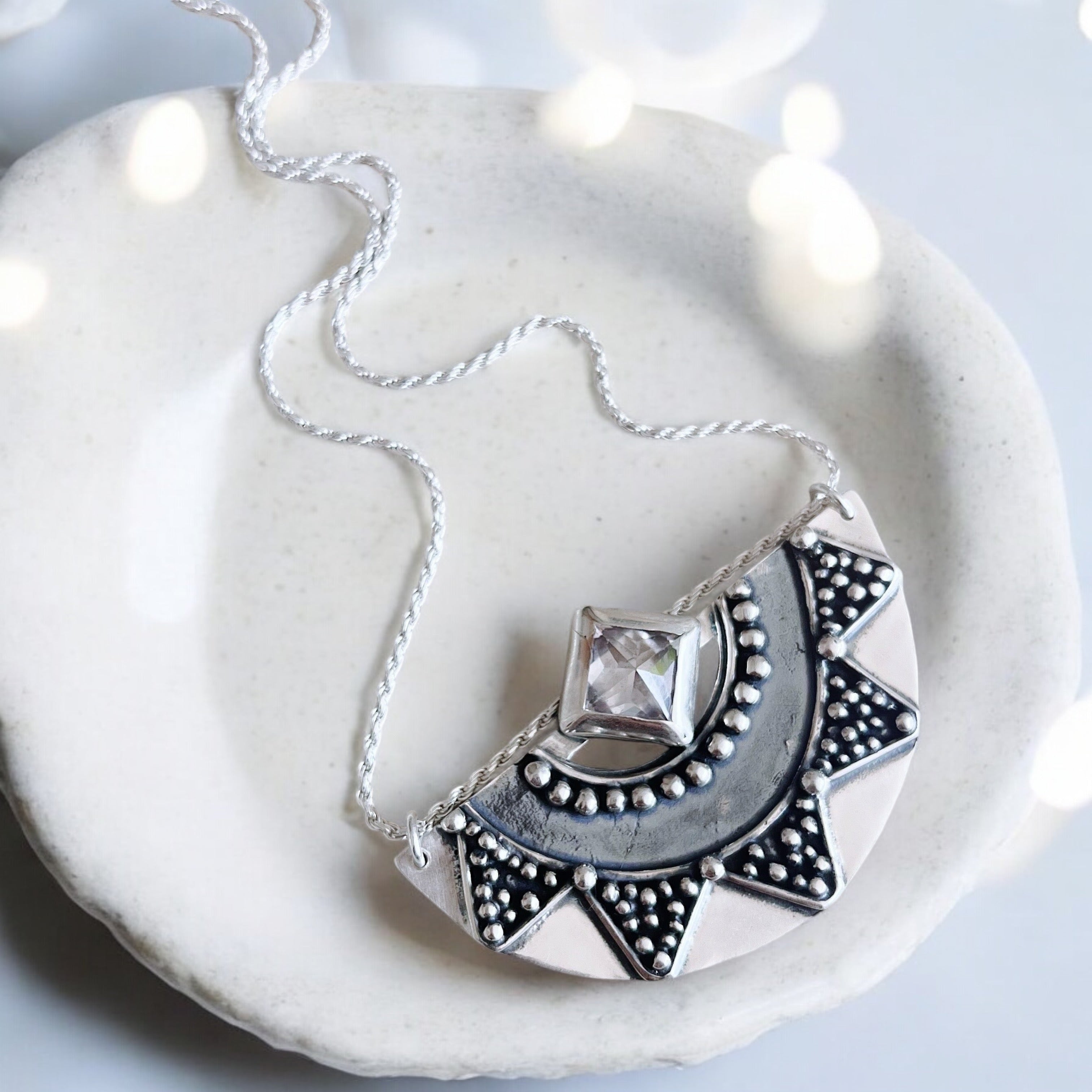 Colgante Tumi CZ rombo