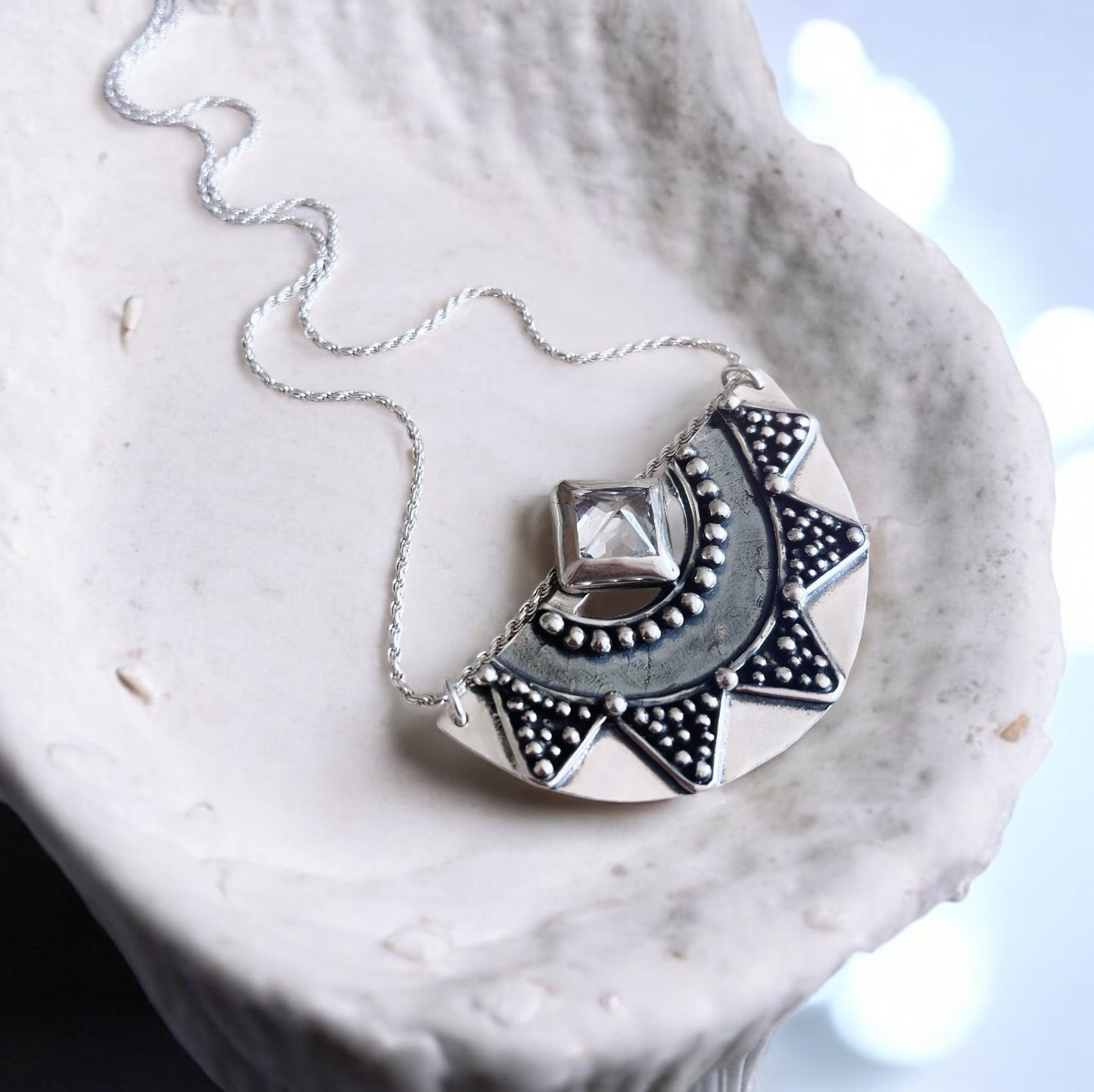 Colgante Tumi CZ rombo