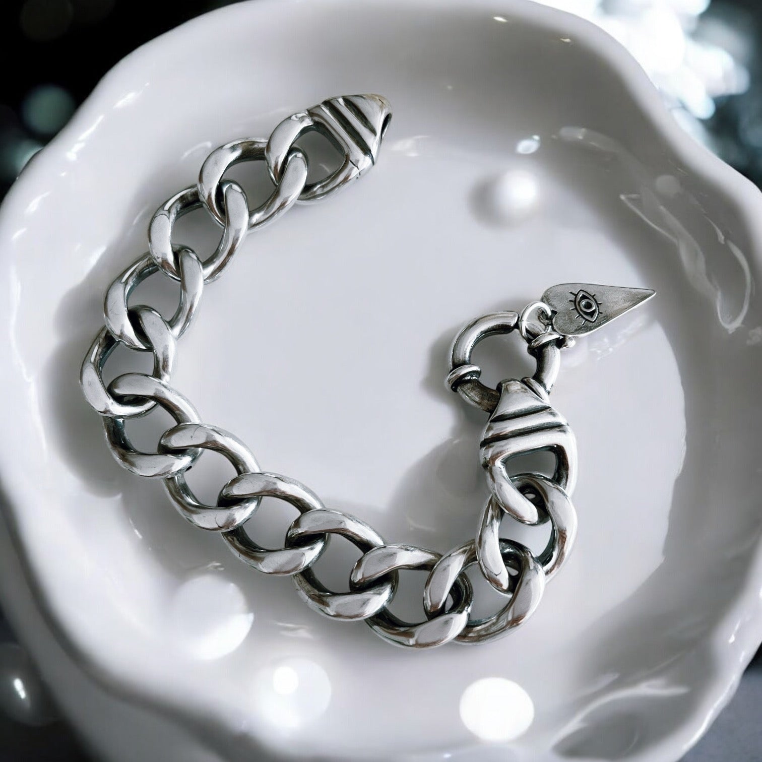 Pulsera Gorda Grumet Clásica Delacons + chiche de regalo