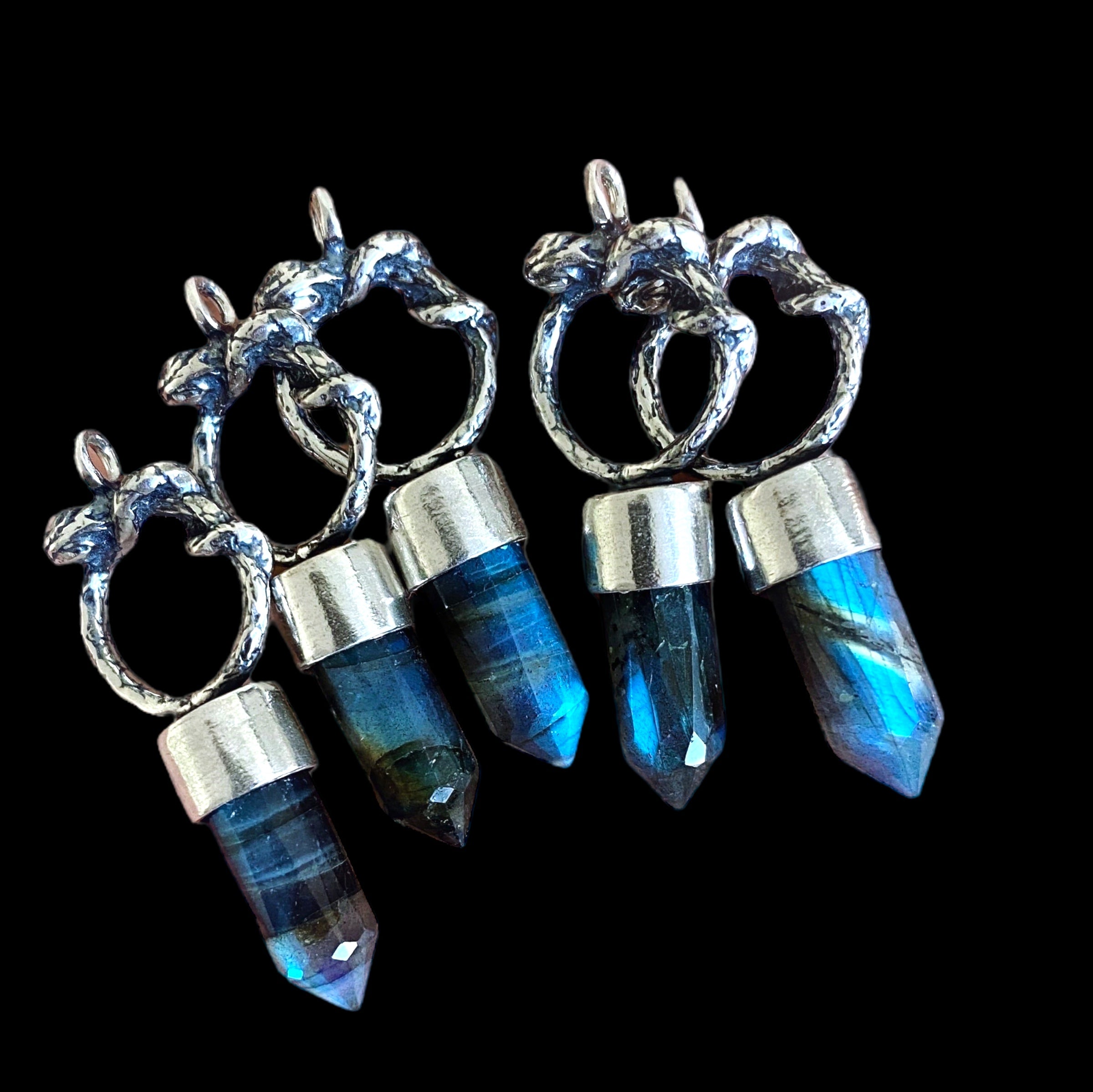 Colgante Punta Serpiente Génesis Labradorita