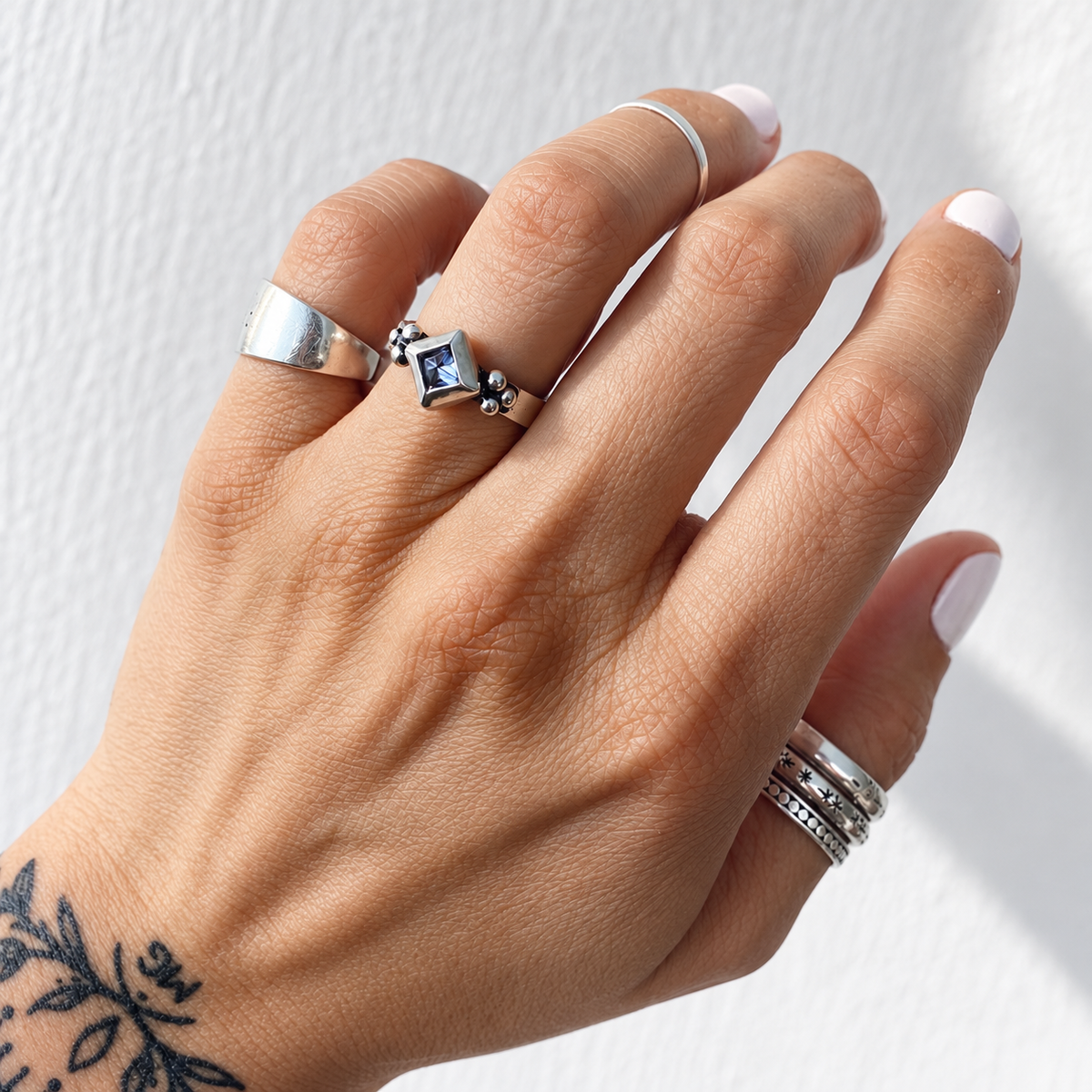 Anillo Elisa Rombito + piedra a elección