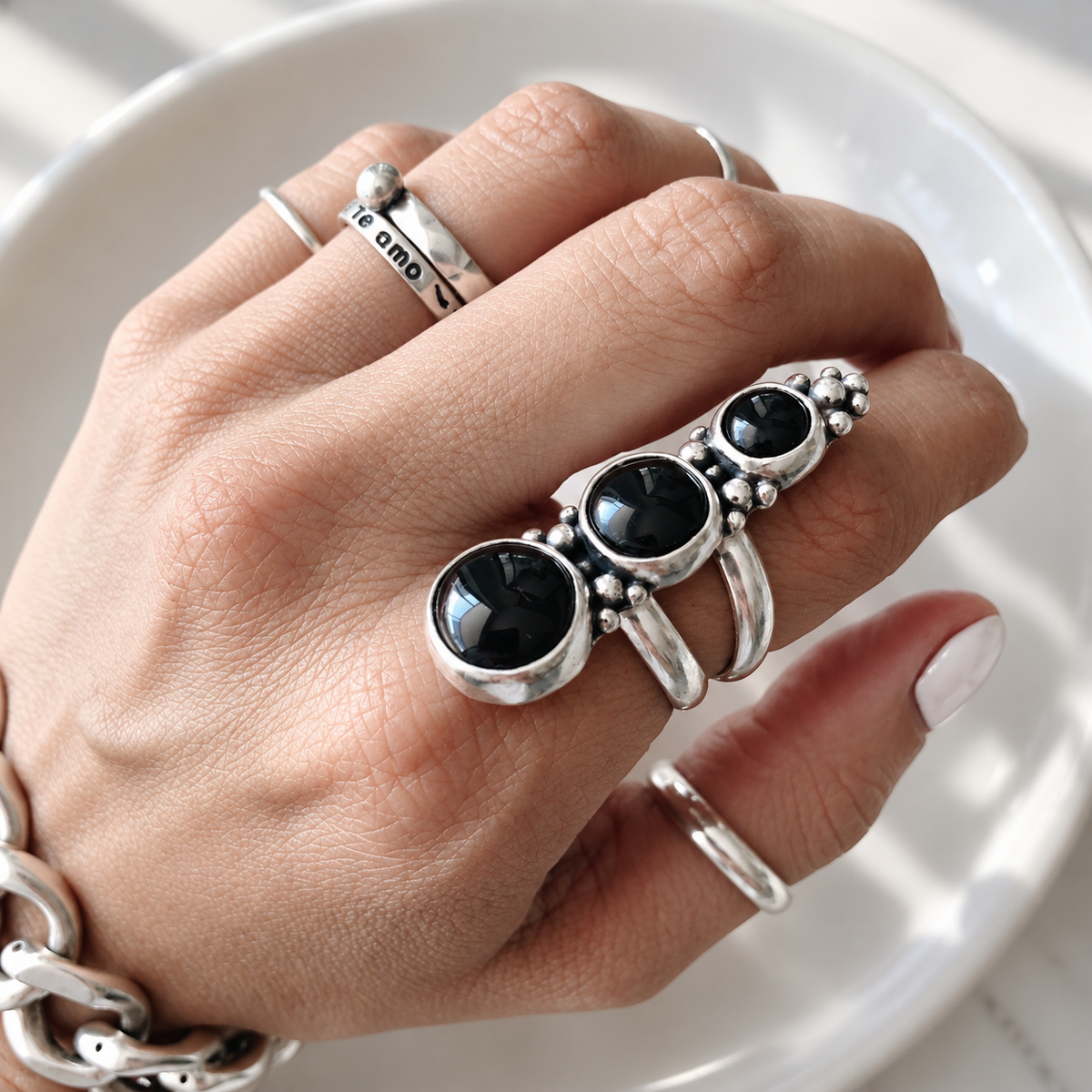 Anillo Degrade Onix - PREVENTA