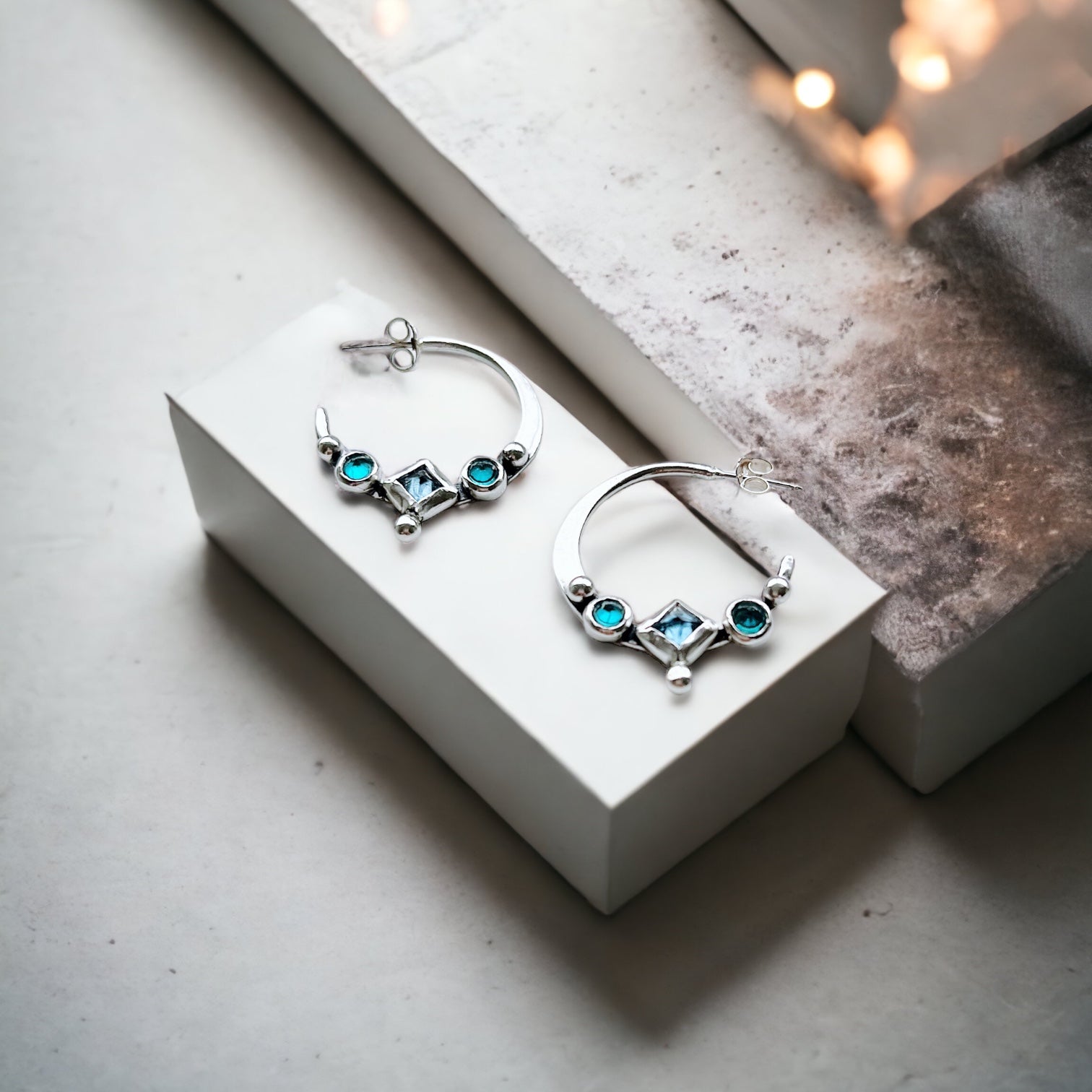 Aros Mini Rosalía Topacios