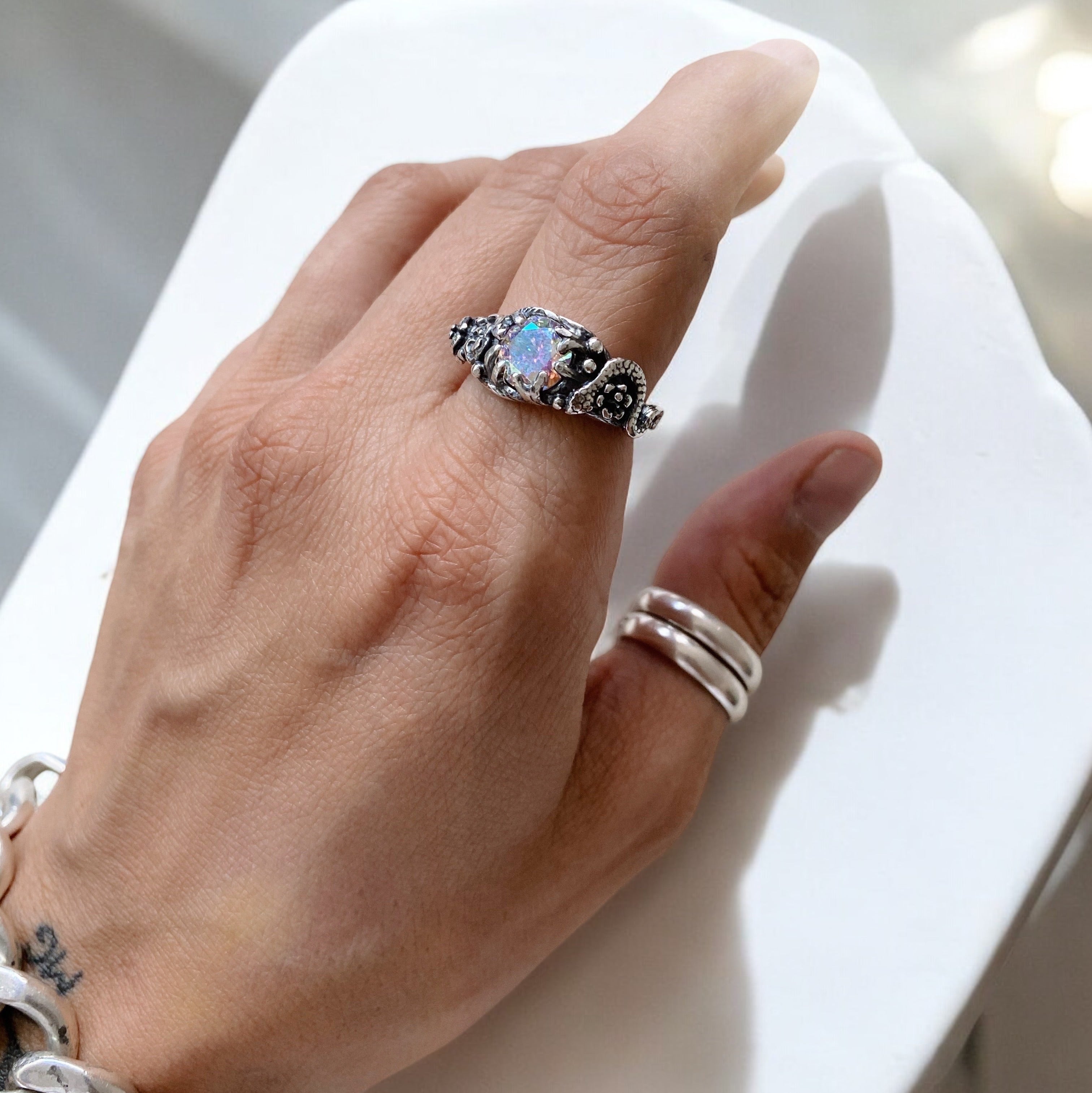 Anillo Eva / Piedra a eleccion