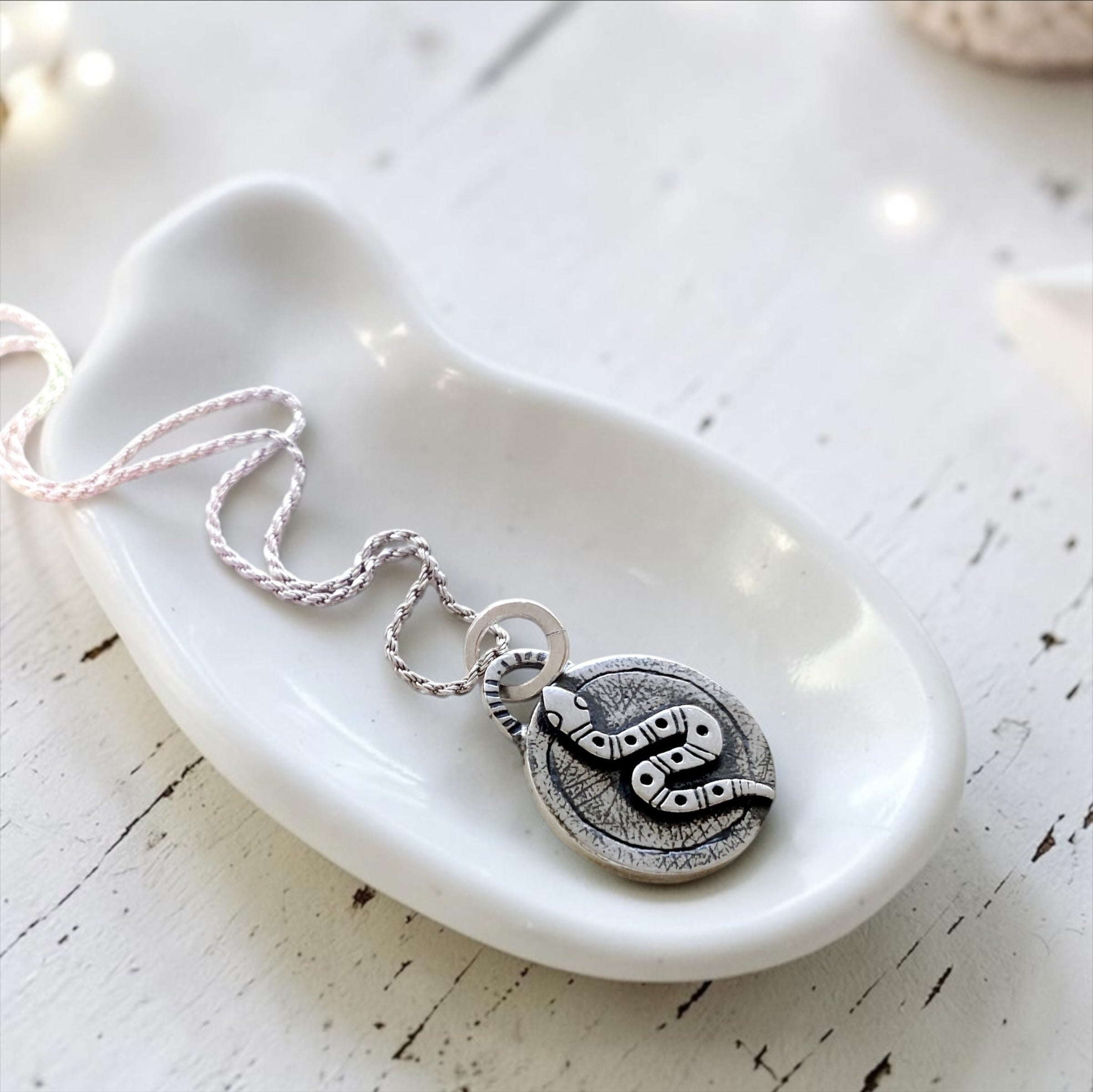 Colgante Medalla Serpiente