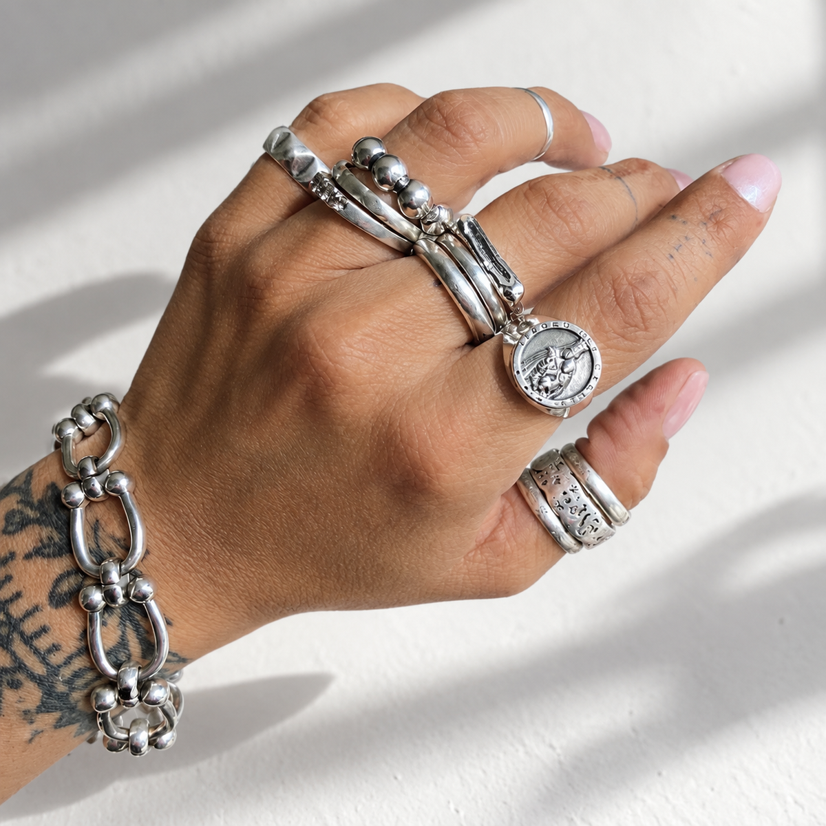 Anillo Sello Virgen del Carmen