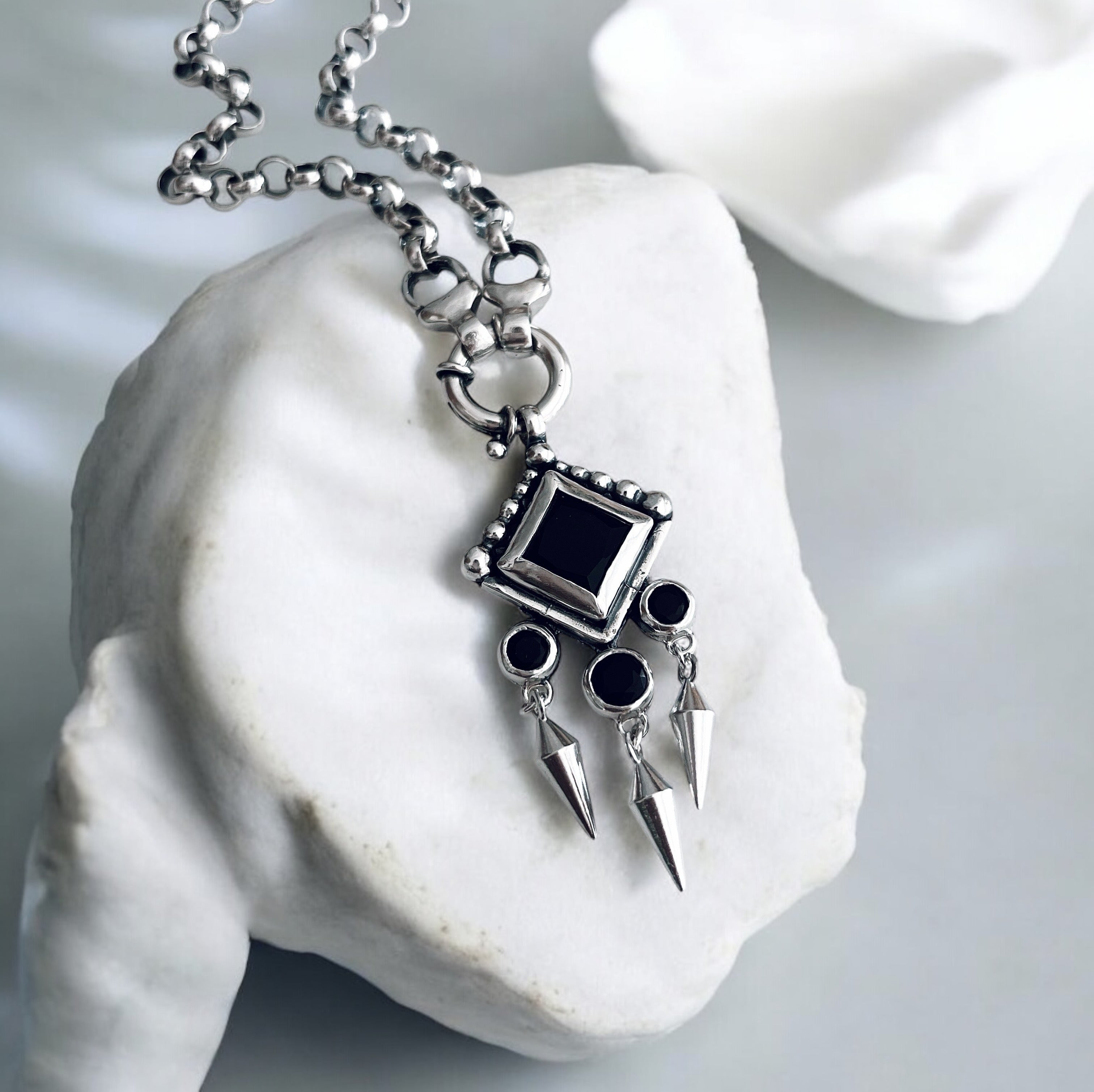 Colgante Prisma Gitano - Onix