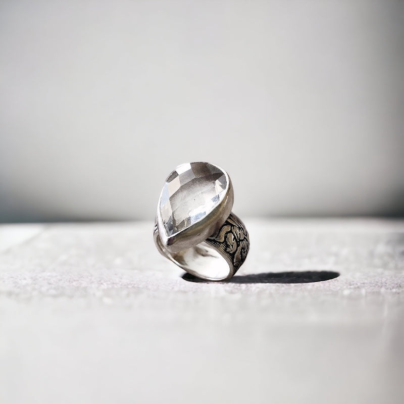 Anillo Flamenco Gota / Piedra a eleccion