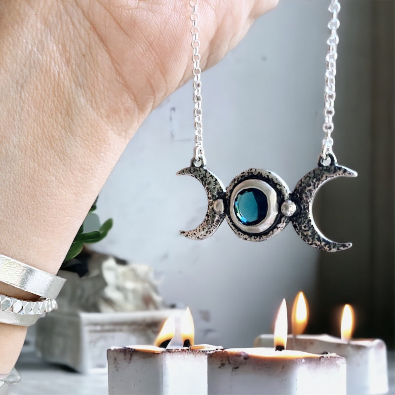 Collar Hecate Topacio London Blue