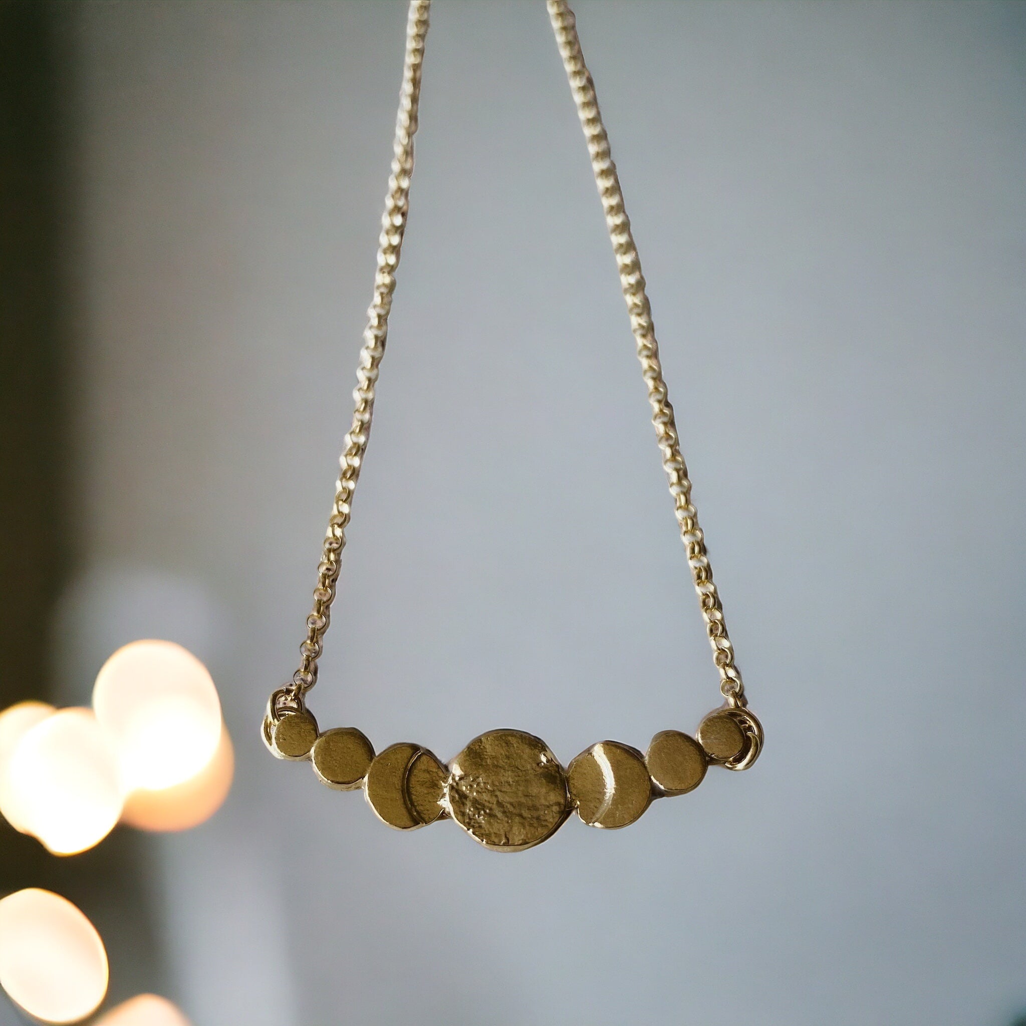 Collar Fases Lunares Gold