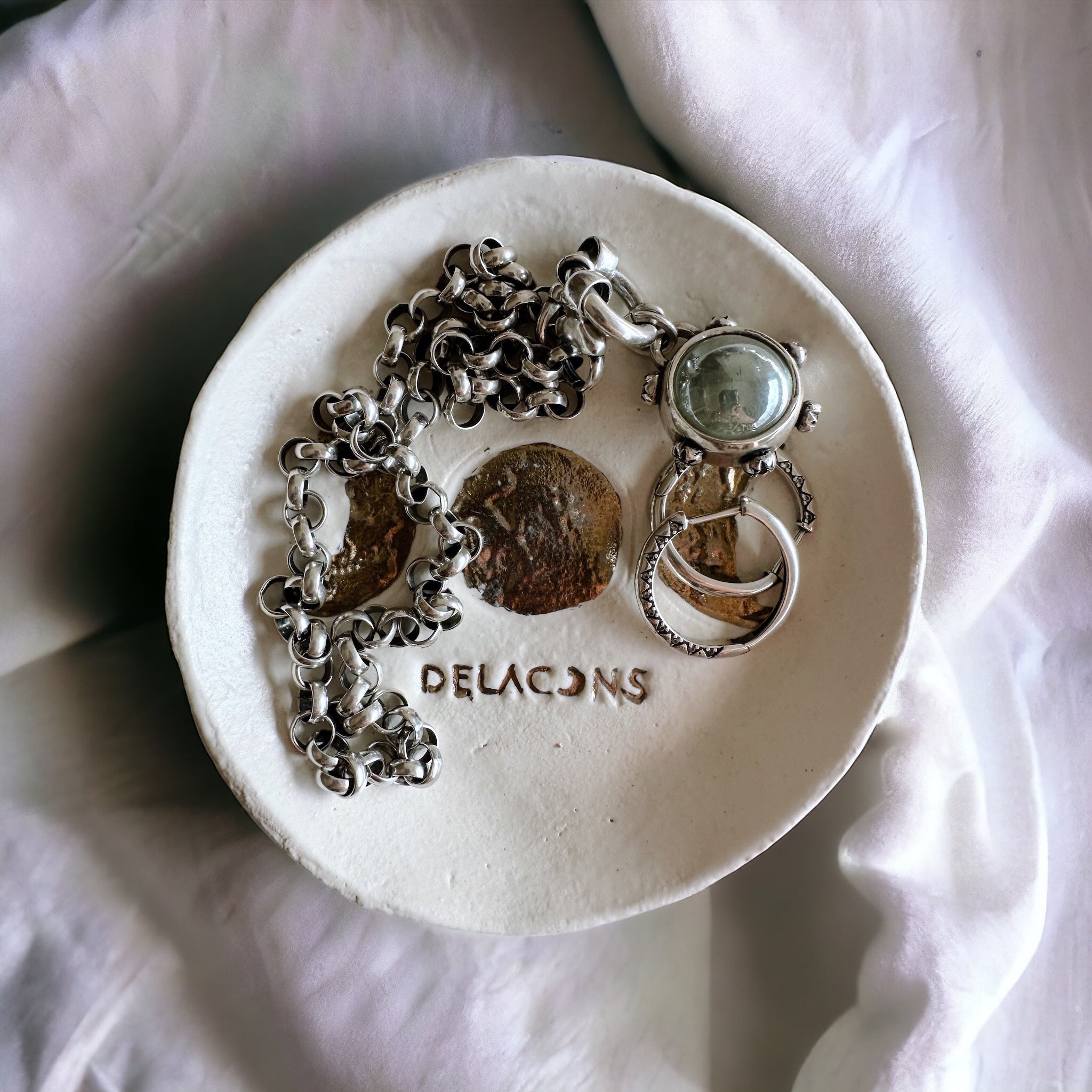Plato Joyero Cerámica Gres