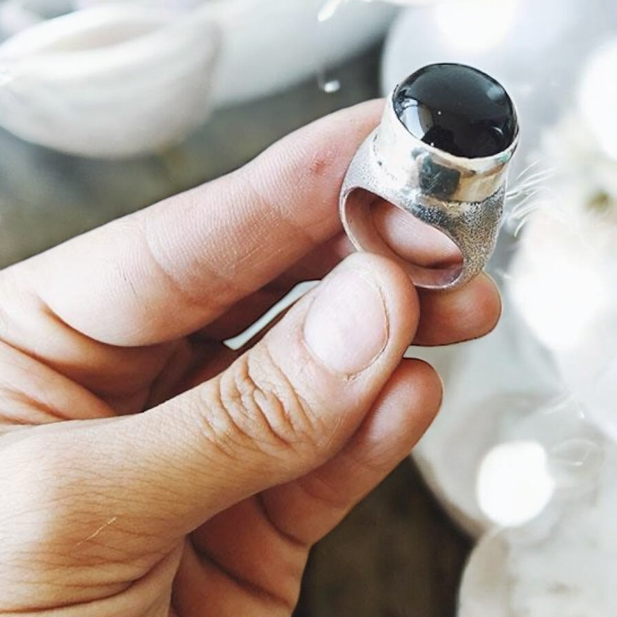 Anillo Sello Onix