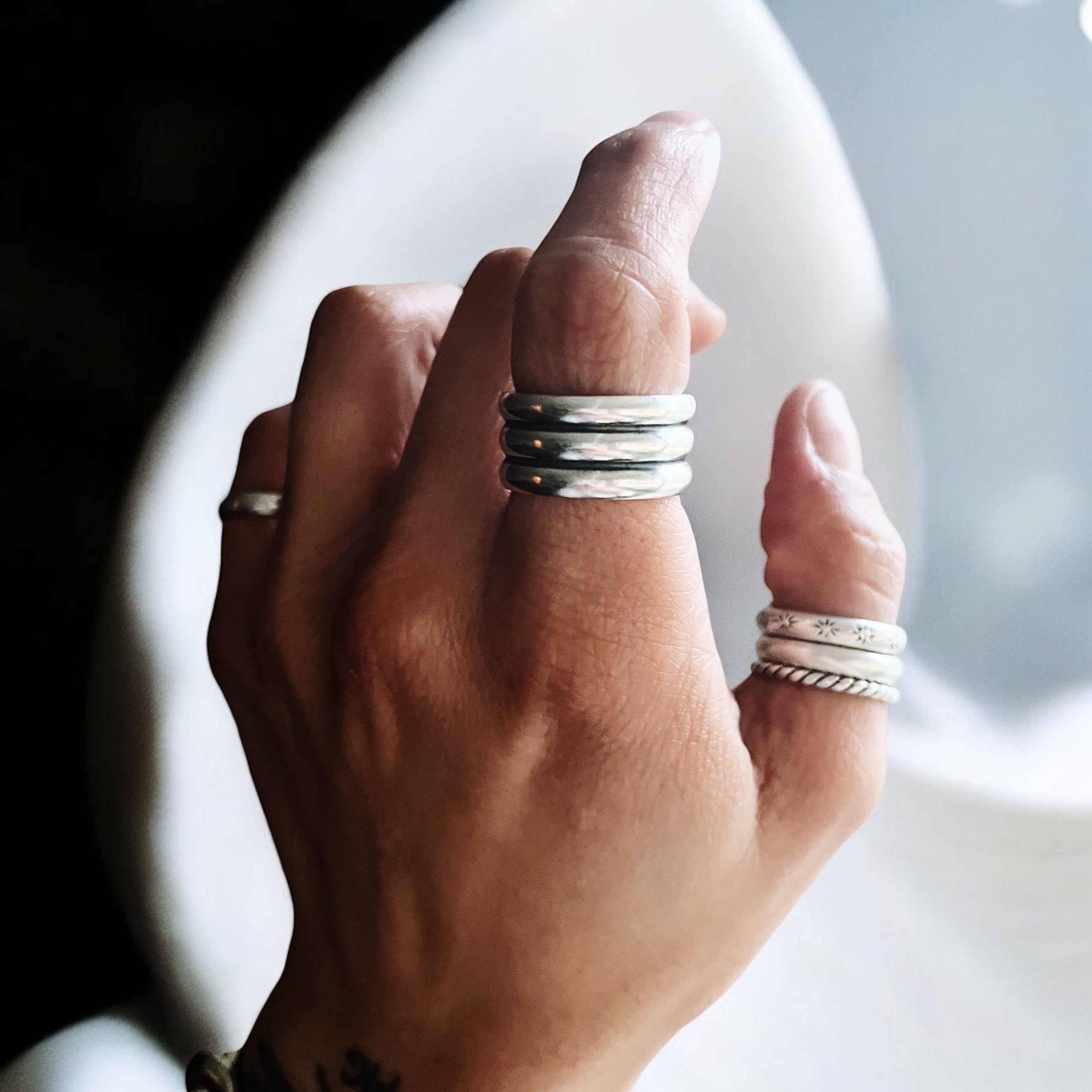 Anillo Triple Caña