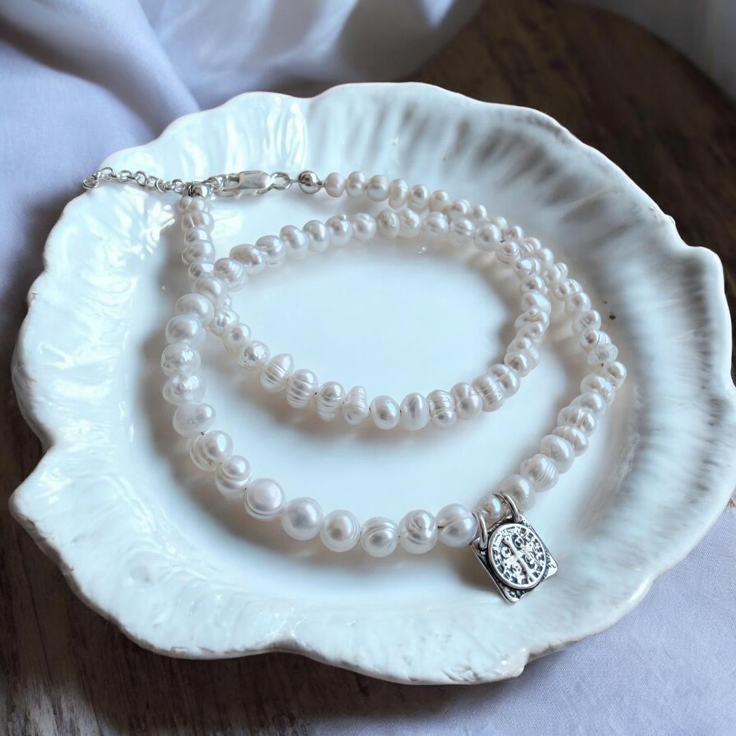 Pulsera Mini Escapulario San Benito