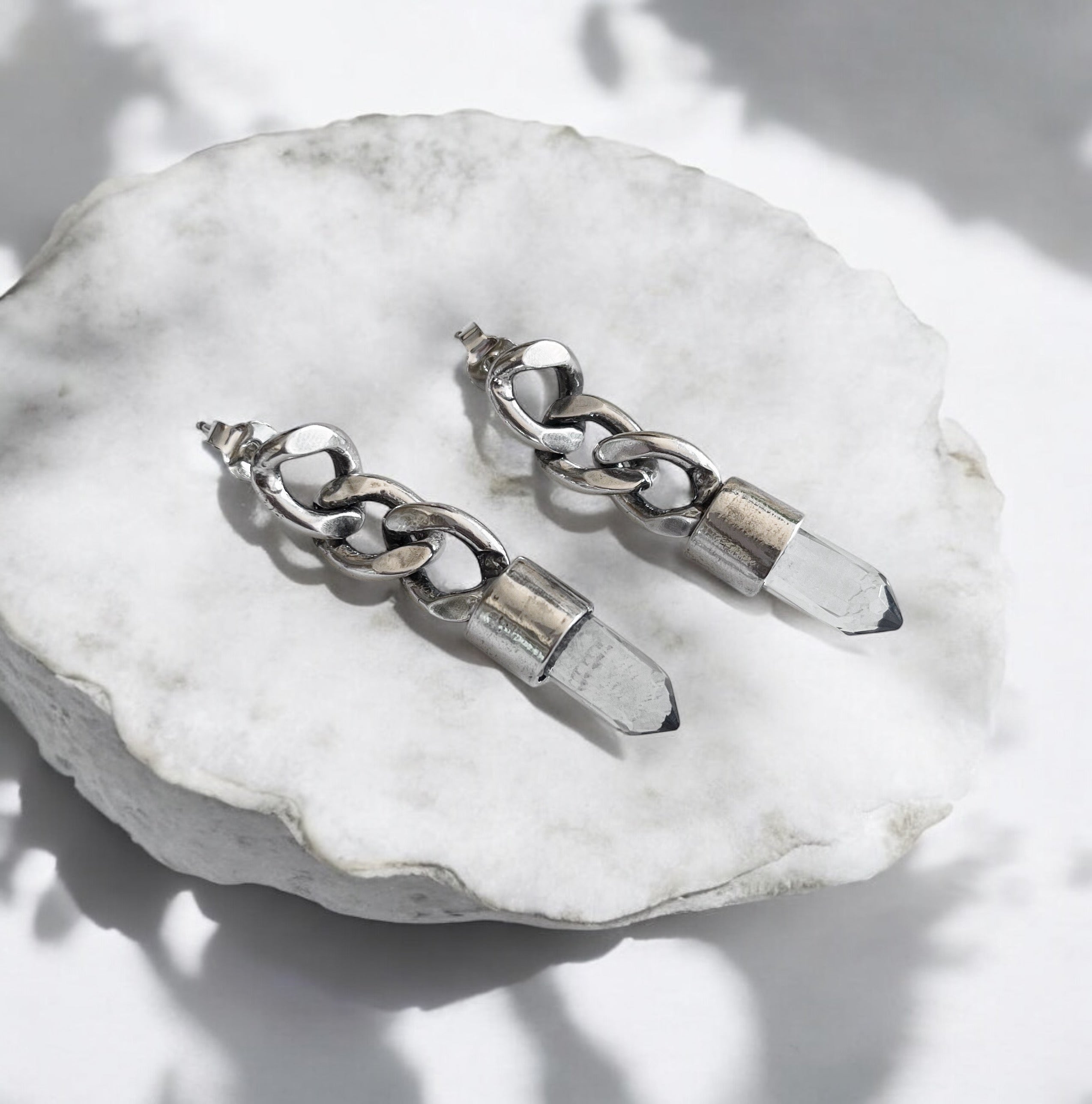 Aros Julieta - Onix o Cuarzo