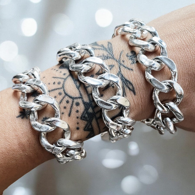 Pulsera Cadena Grumet XL Maciza - PREVENTA