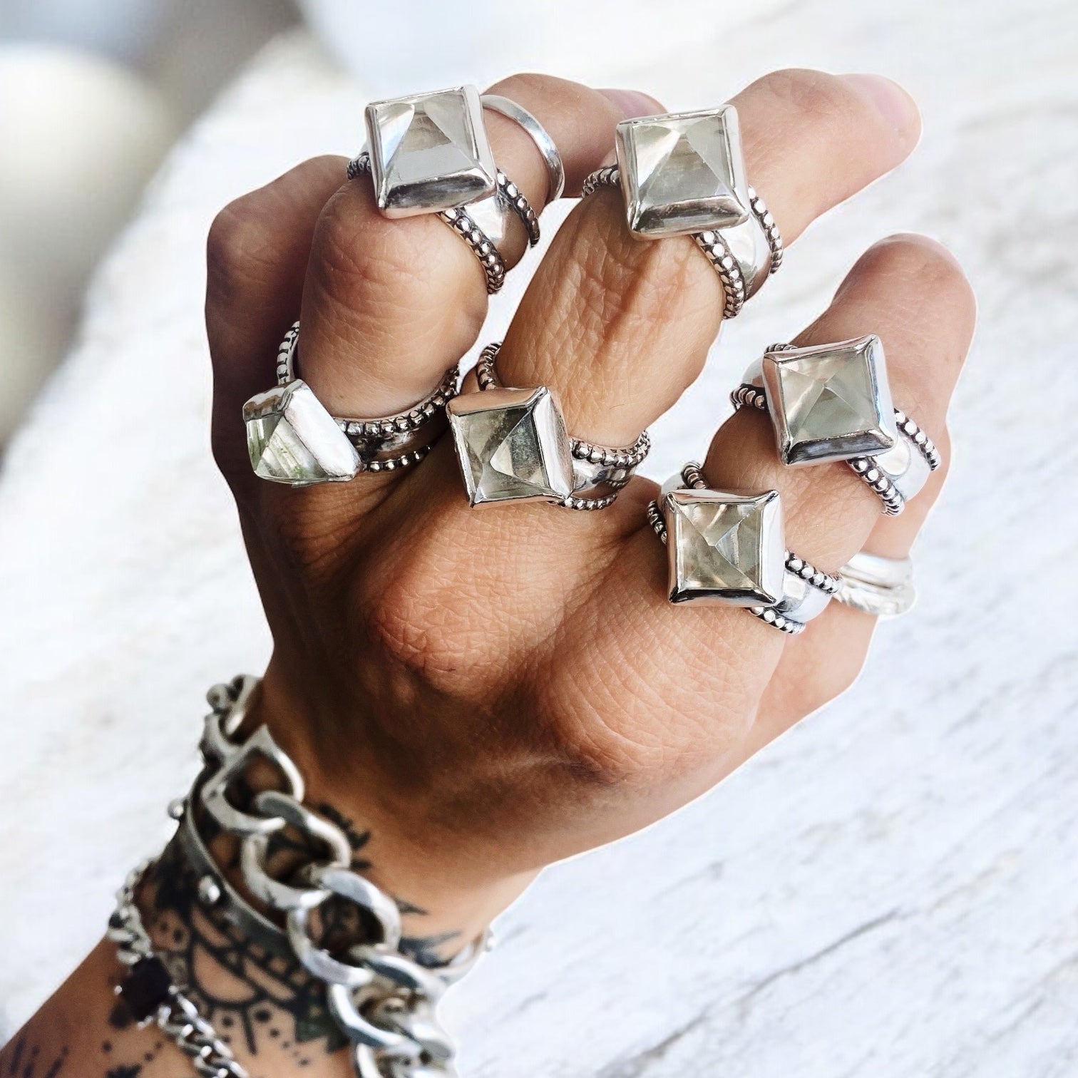 Anillo Giza Cuarzo