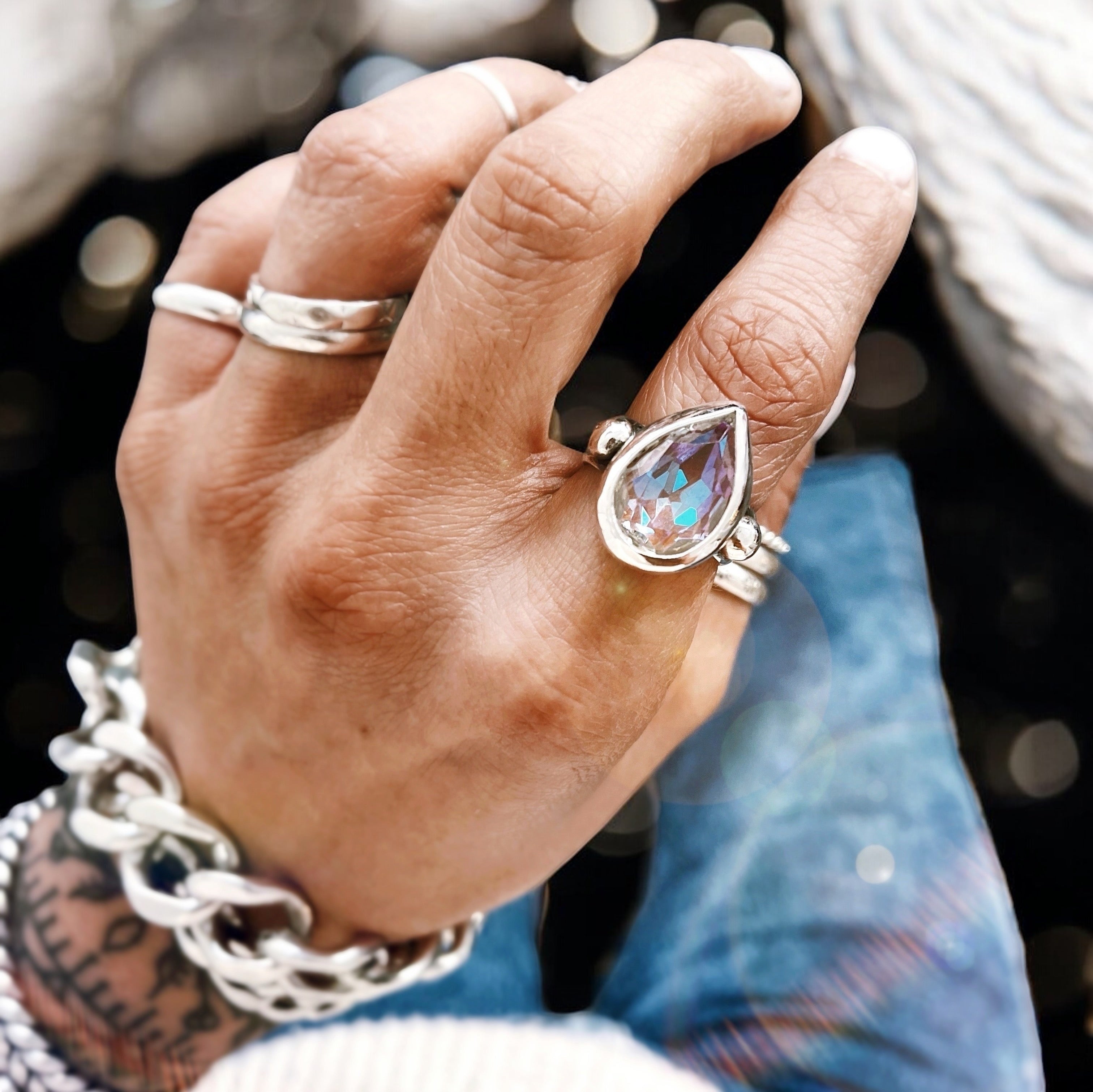 Anillo Sitka Gota Alaska