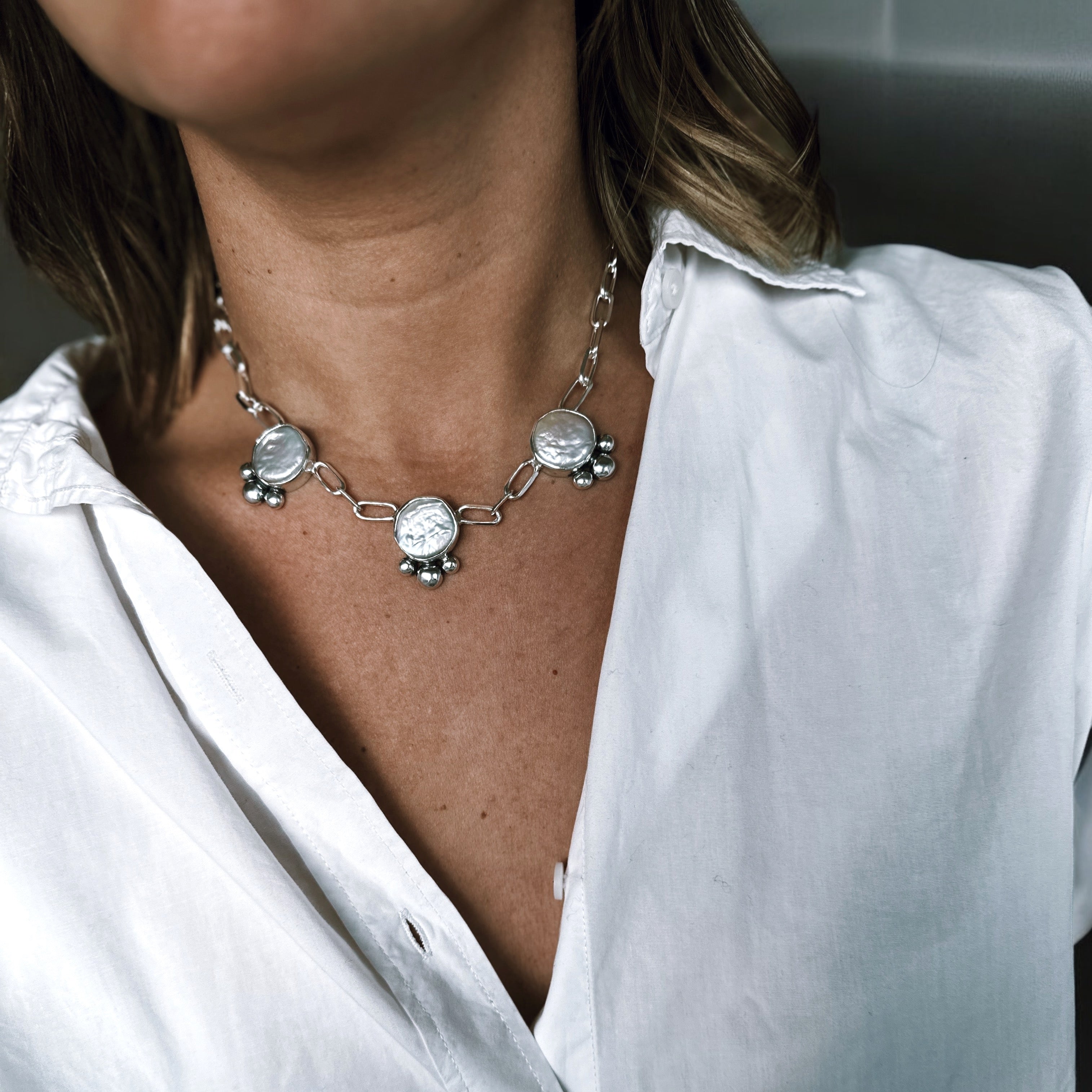 Collar Blanca Estela