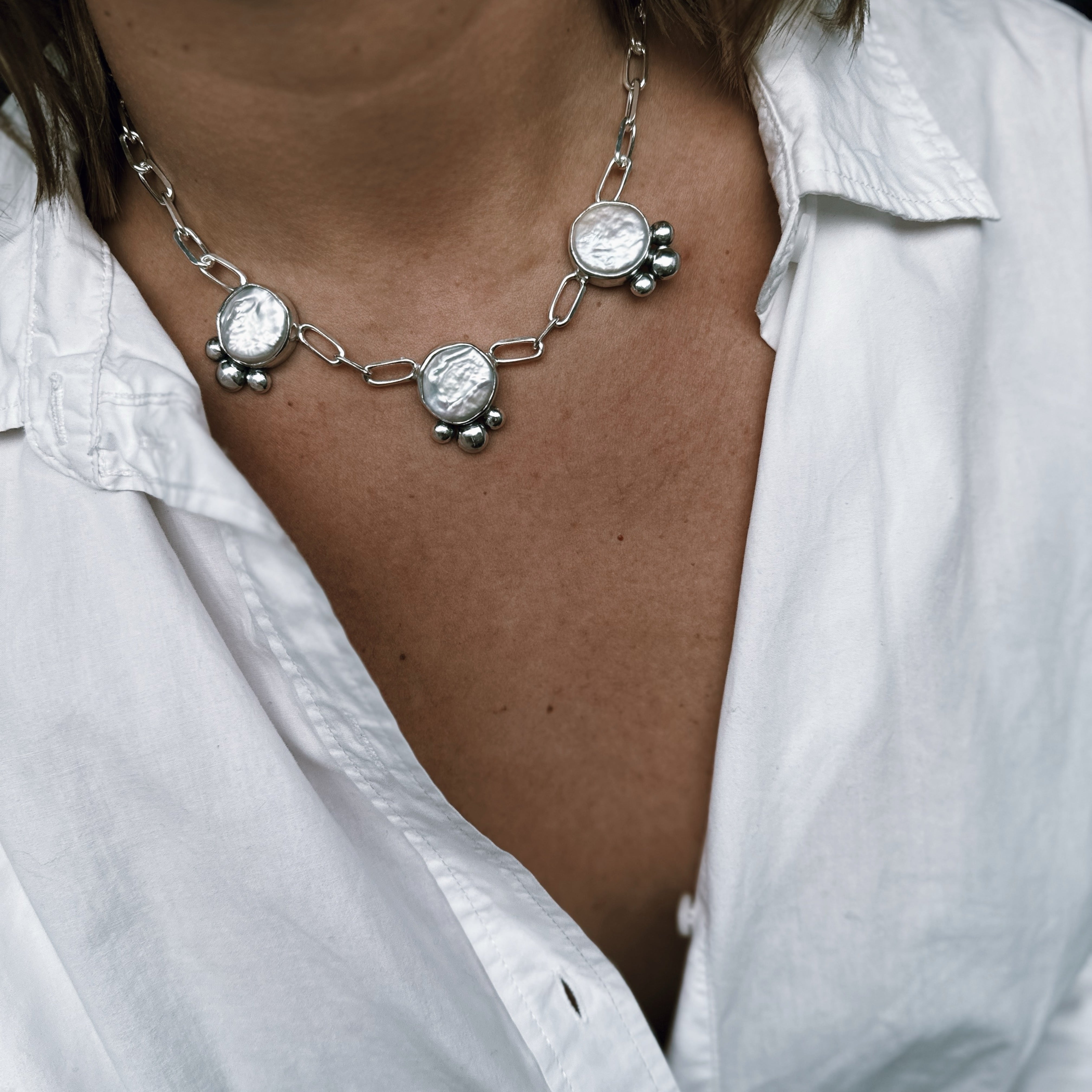 Collar Blanca Estela