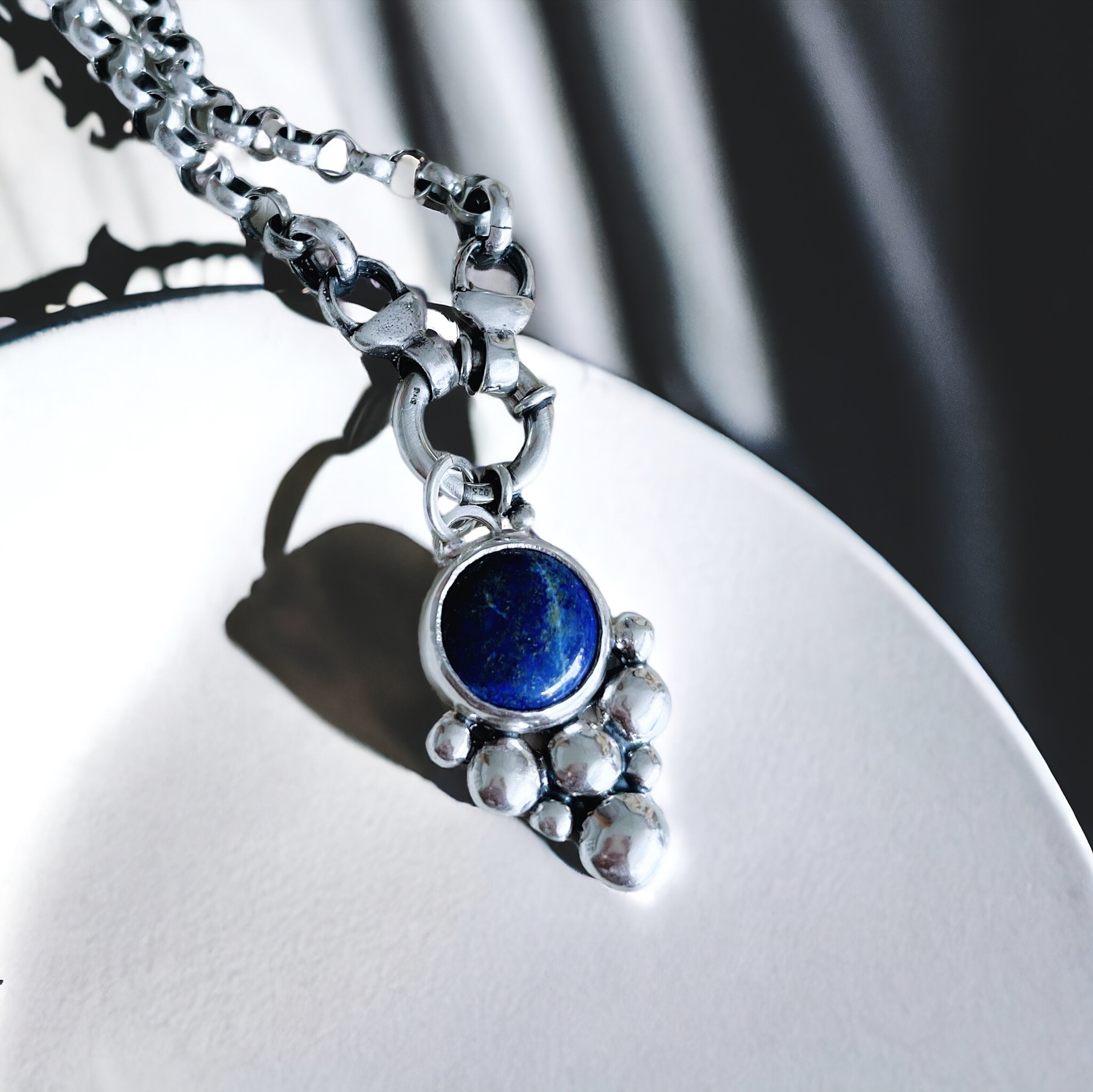 Colgante Luneta Magna Lapiz Lazuli