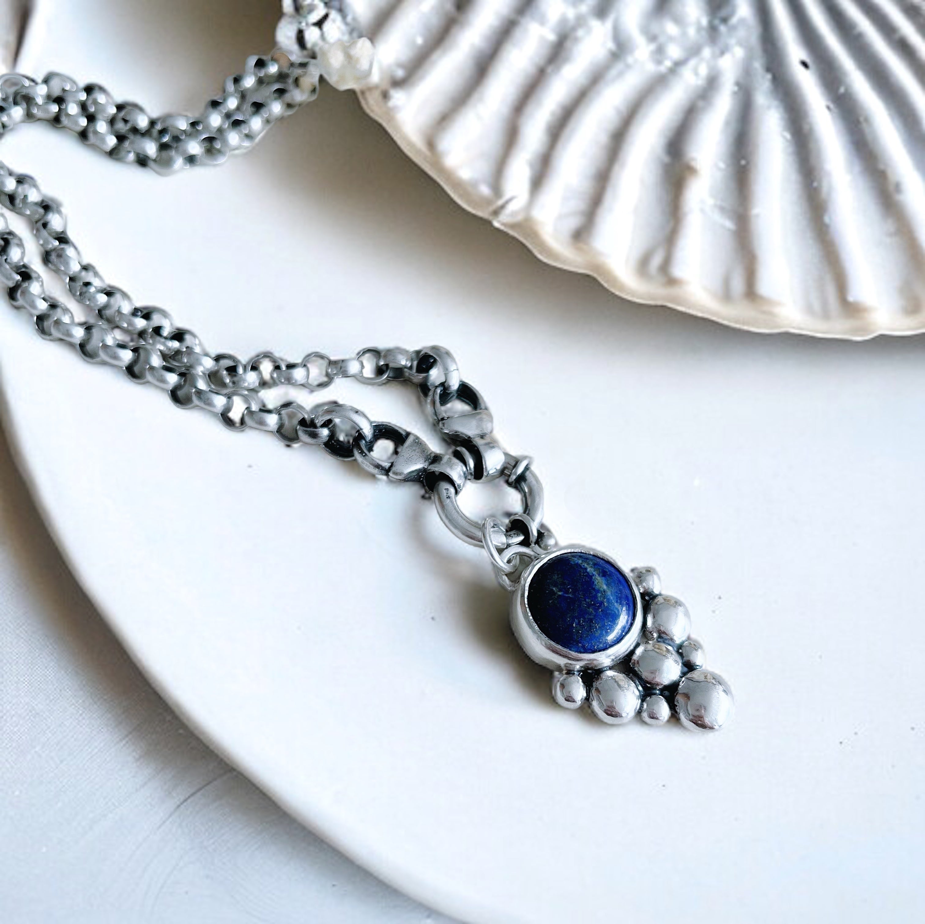 Colgante Luneta Magna Lapiz Lazuli