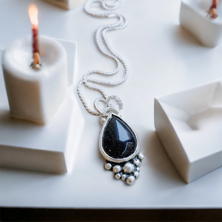 Colgante Mini Gota Empelotada - Varias Piedras