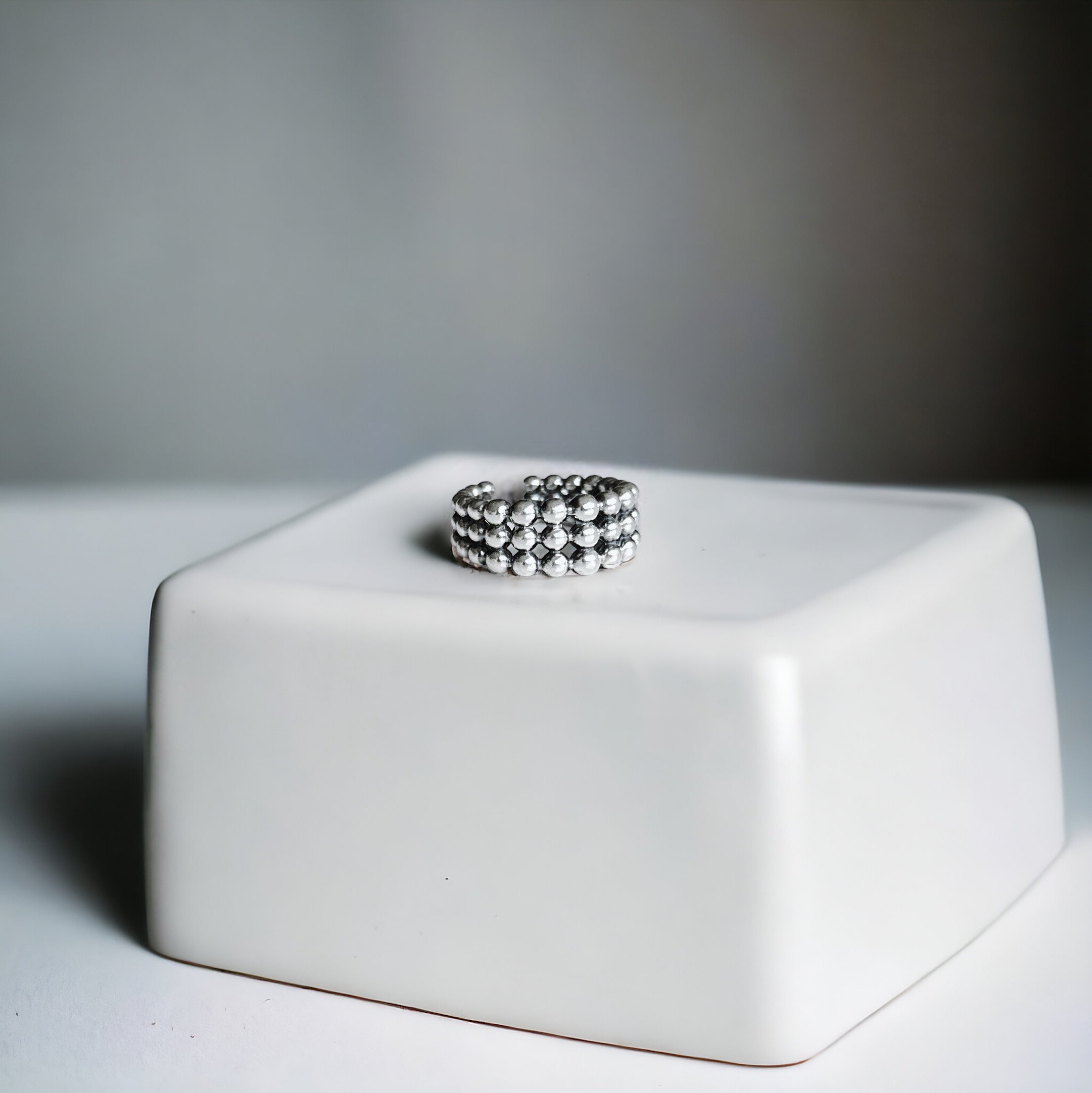 Anillo Trio Pelotitas - PREVENTA